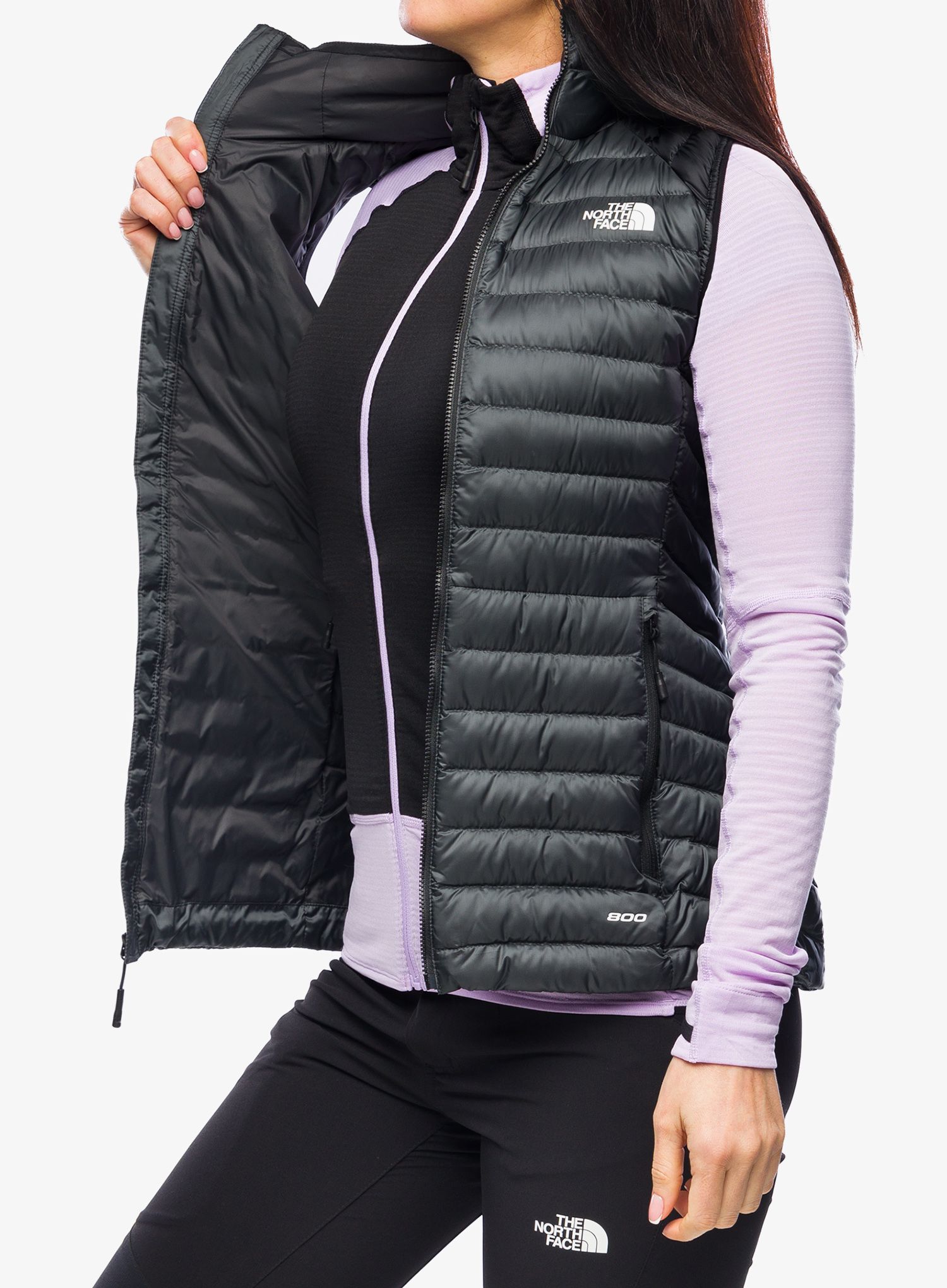 Ženski brezrokavnik The North Face Bettaforca Lt Down Vest - asphalt grey/black