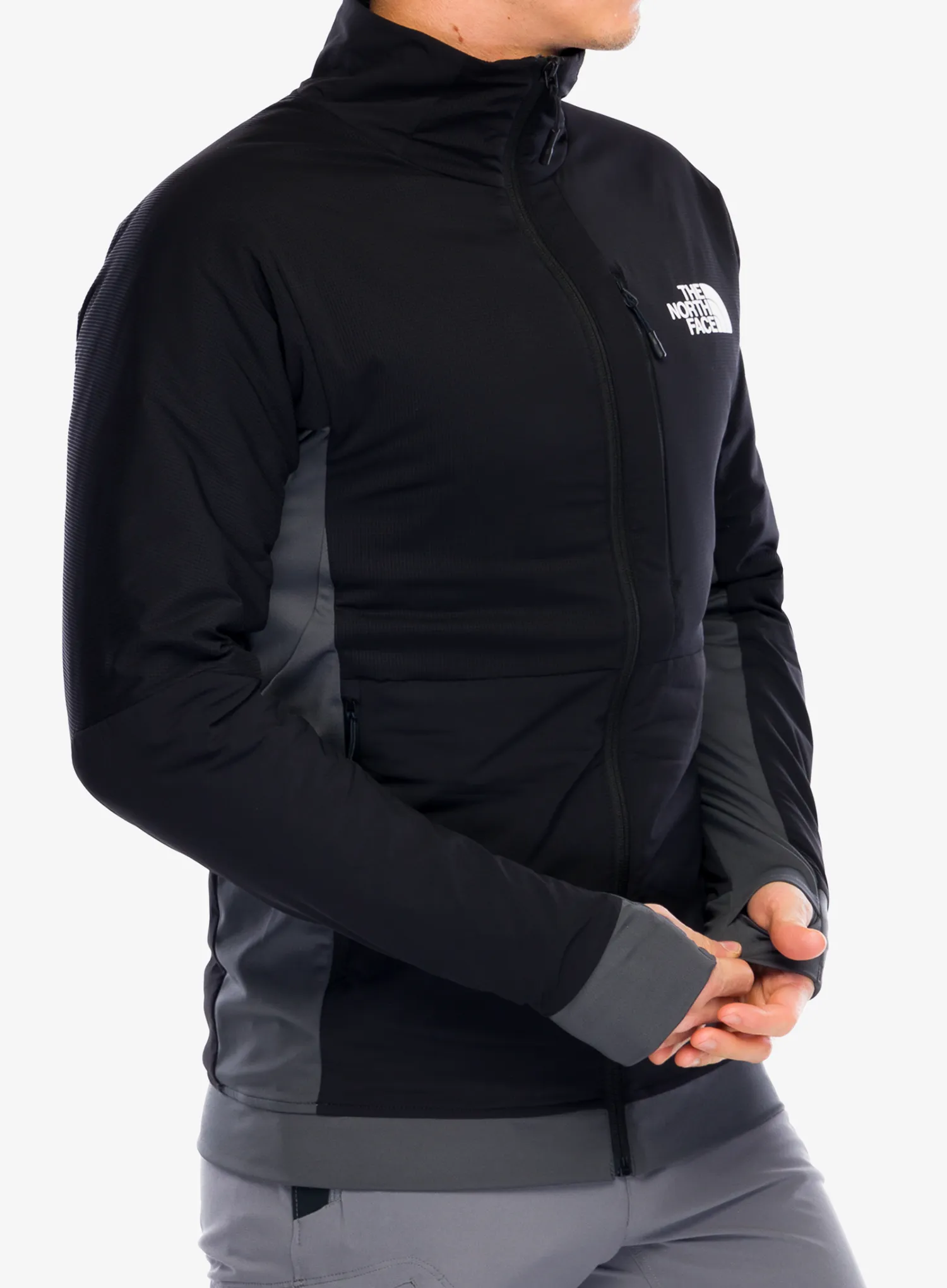 Hibridna jakna The North Face Binntal Hybrid Ventrix Jacket - blk/blk/anthracite grey