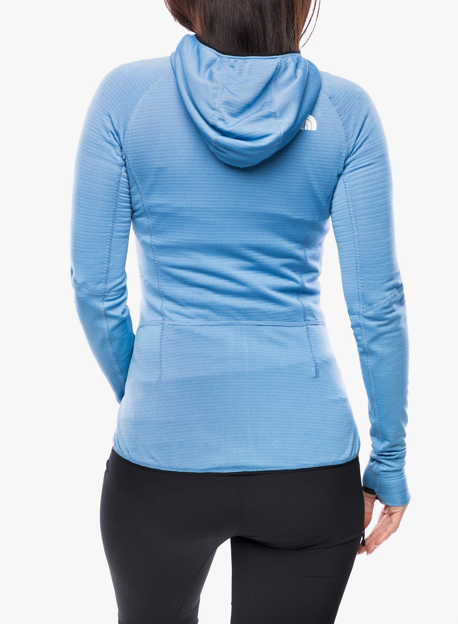 Ženska jopica z zadrgo The North Face Bolt Polartec Hoodie - indigo stone/steel blue