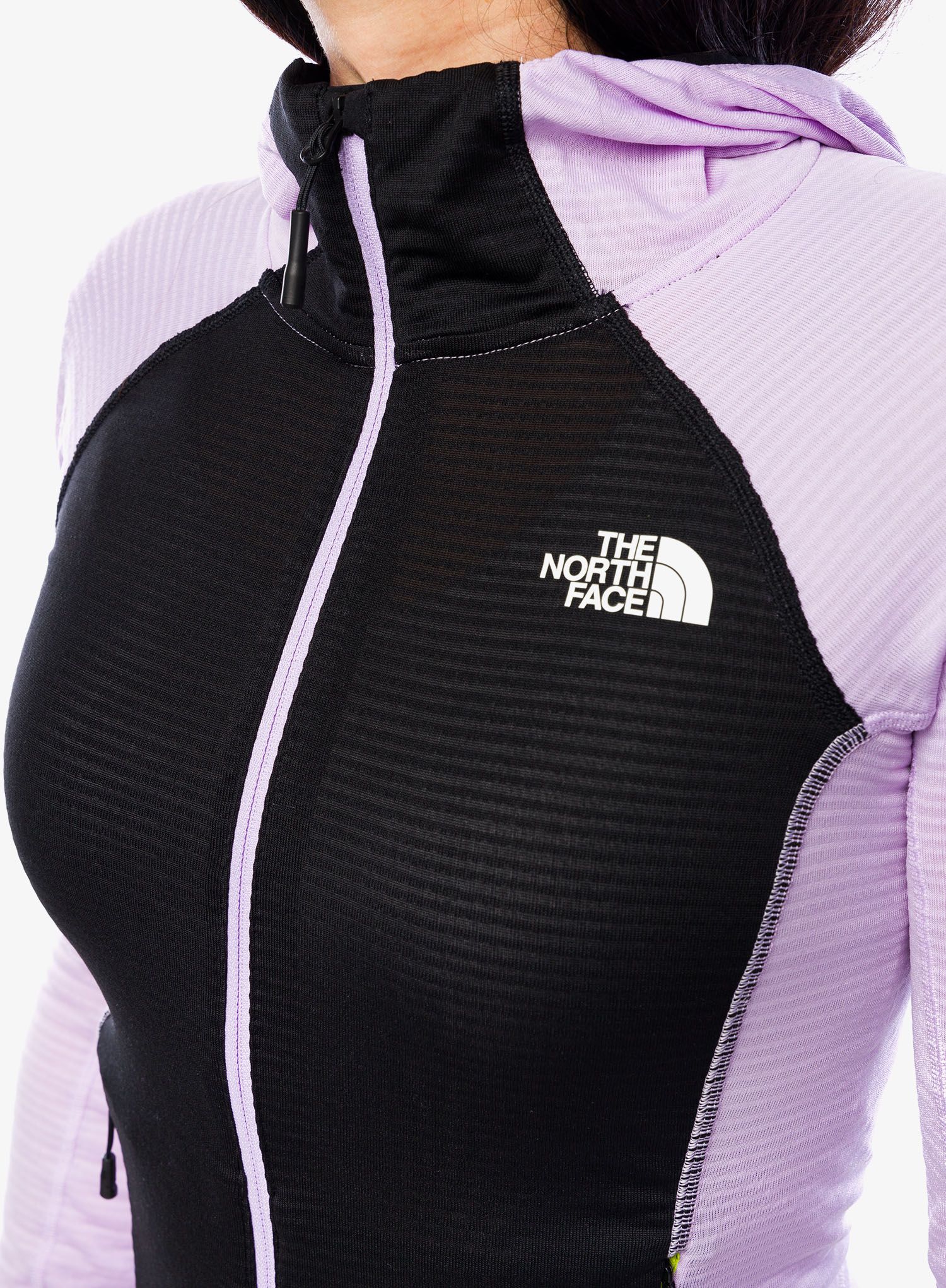 Ženska jopica The North Face Bolt Polartec Hoodie - lite lilac/black