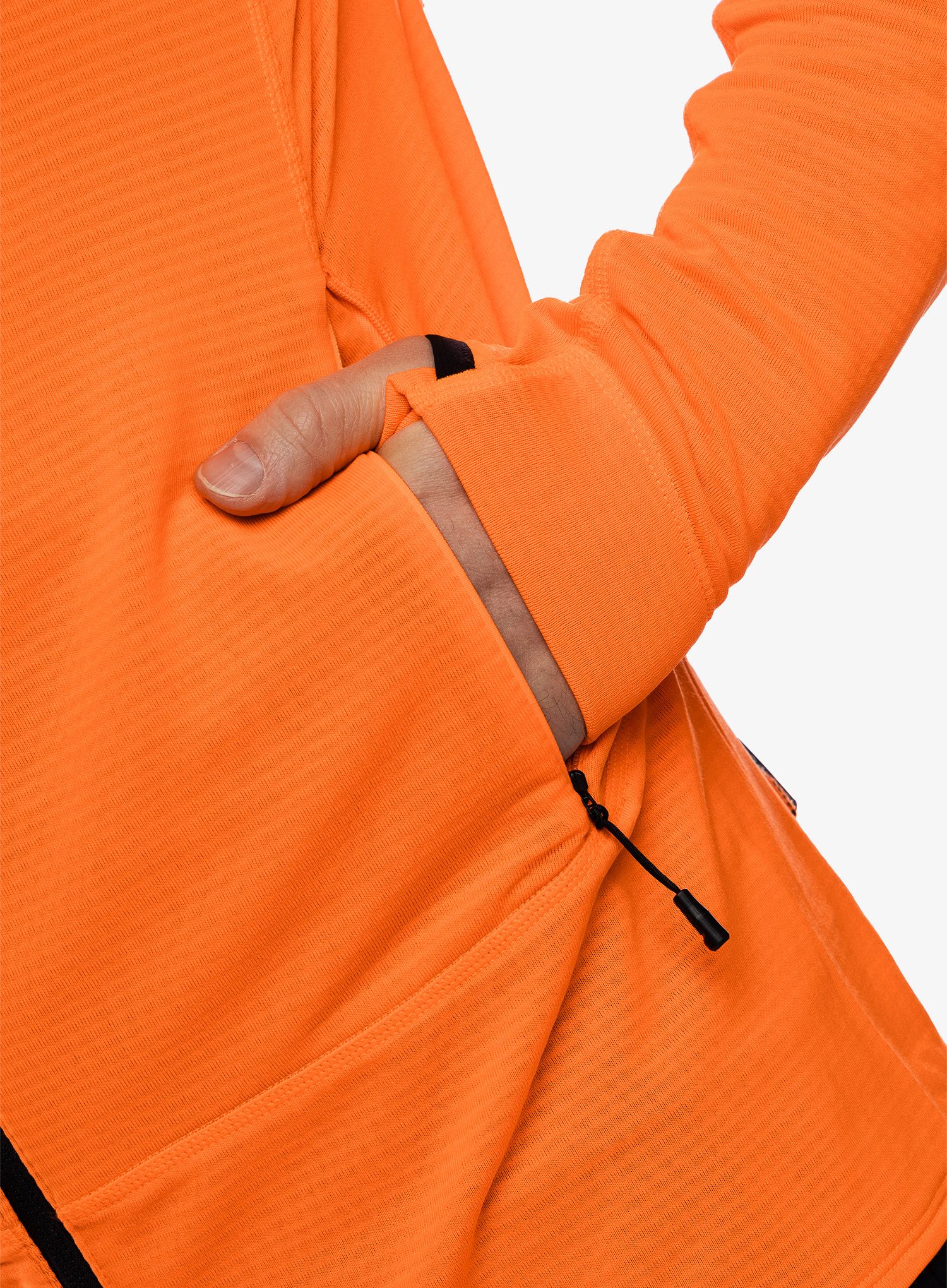Jopica The North Face Bolt Polartec Hoodie - orange/black