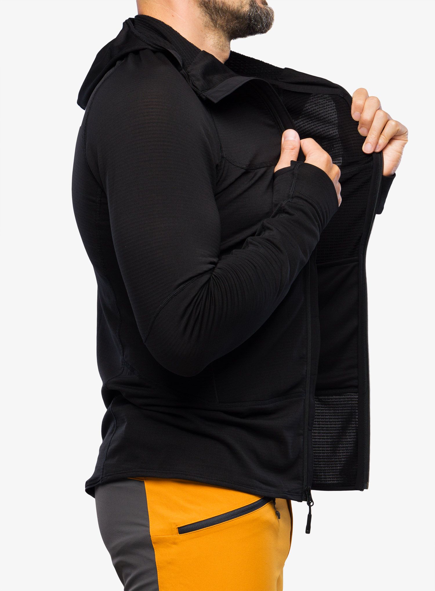 Moška jopica The North Face Bolt Polartec Hoodie - tnf black