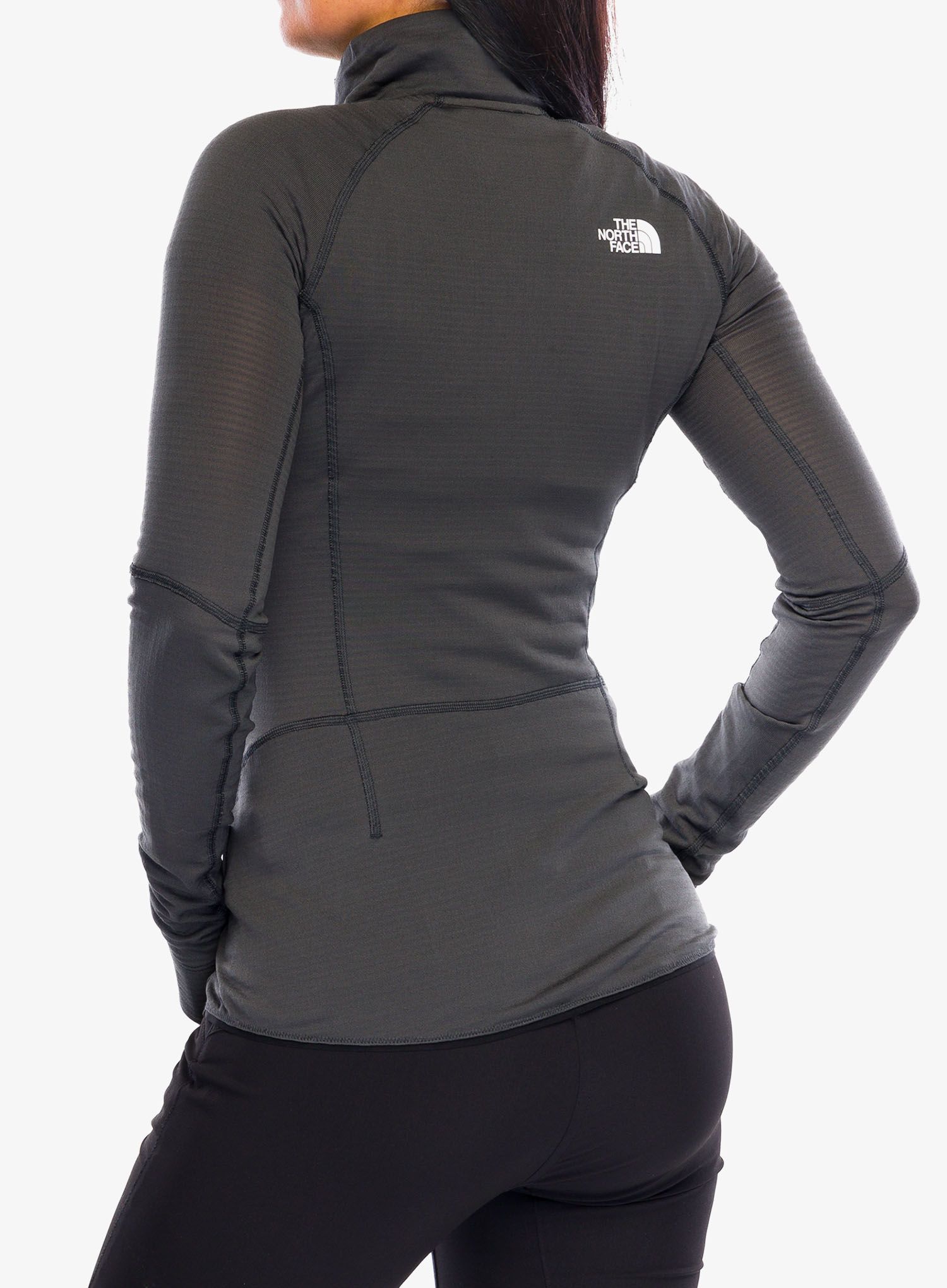 Ženski flis The North Face Bolt Polartec Jacket - asphalt grey/tnf black