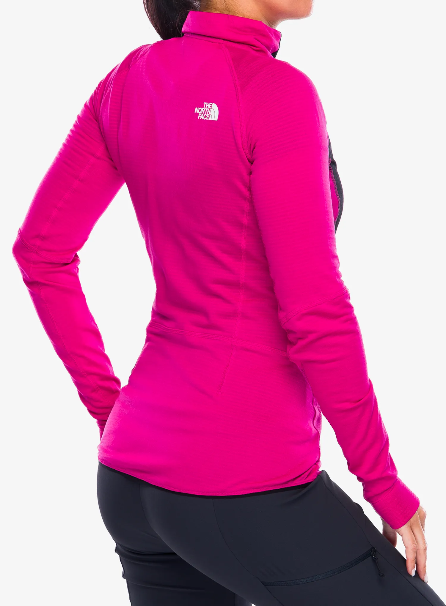 Ženski flis The North Face Bolt Polartec Jacket - pink primrose/tnf black