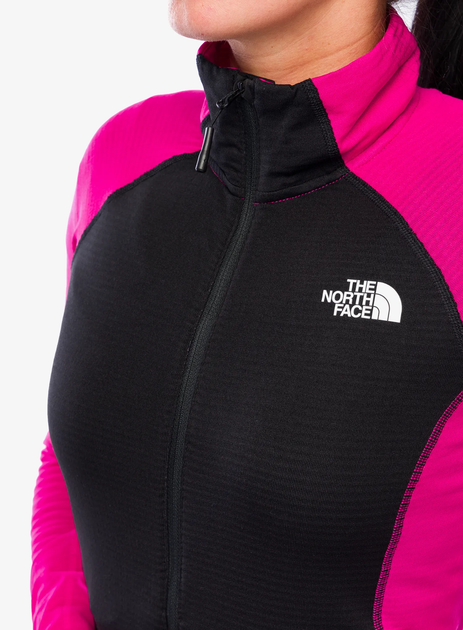 Ženski flis The North Face Bolt Polartec Jacket - pink primrose/tnf black