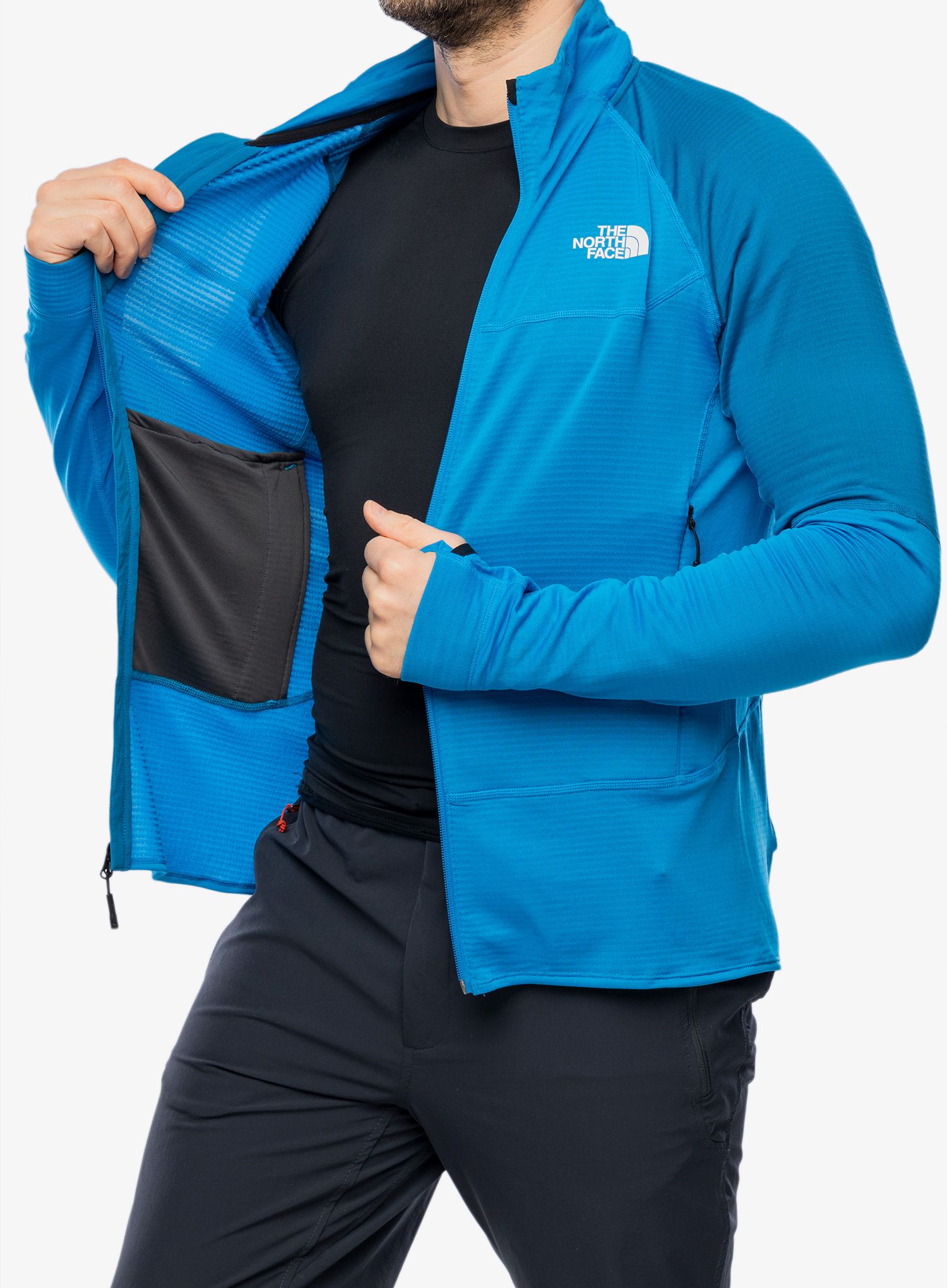 Plezalna jopa The North Face Bolt Polartec Jacket - skyline/adriatic