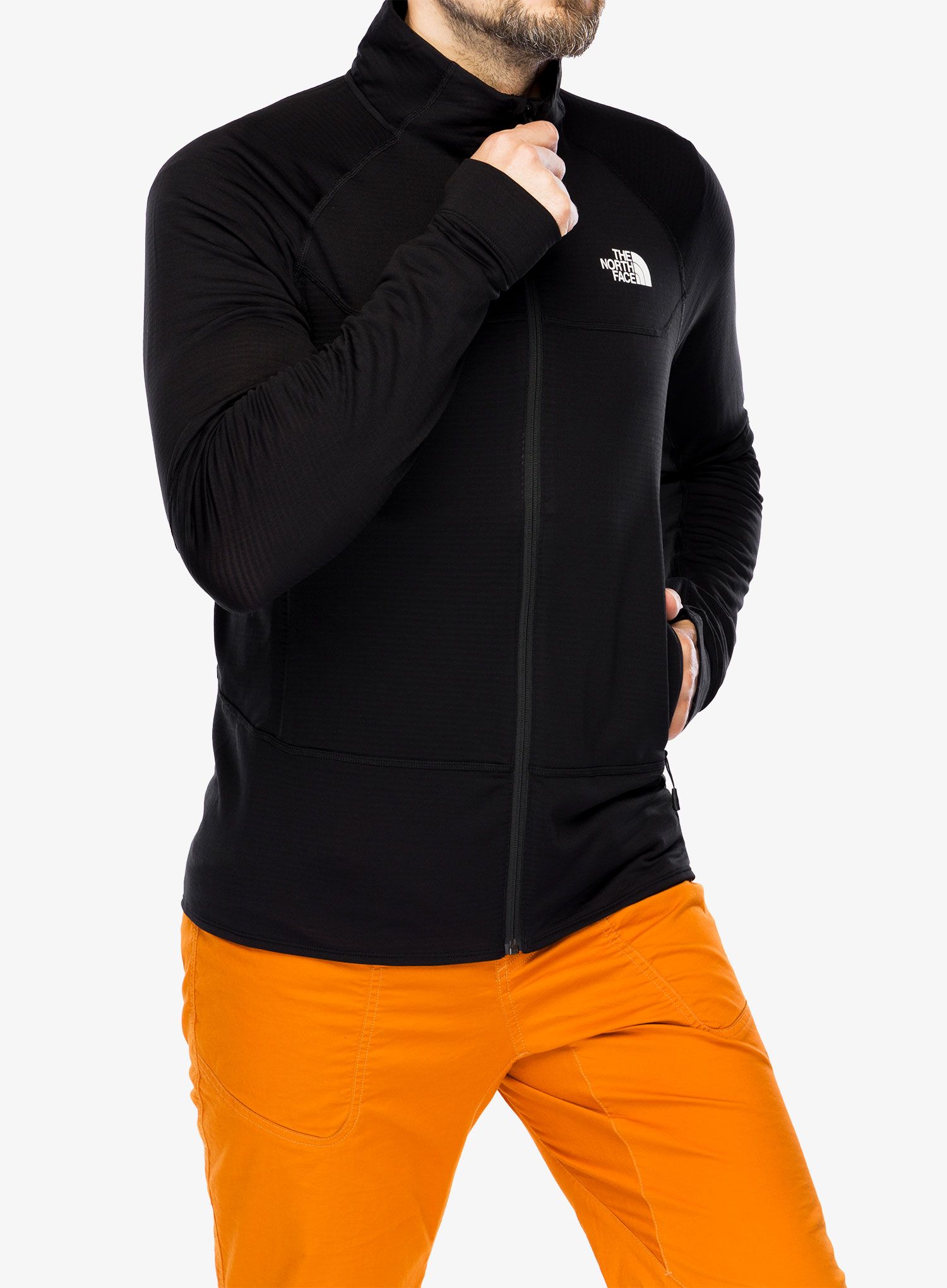 Moška jopica The North Face Bolt Polartec Jacket - tnf black