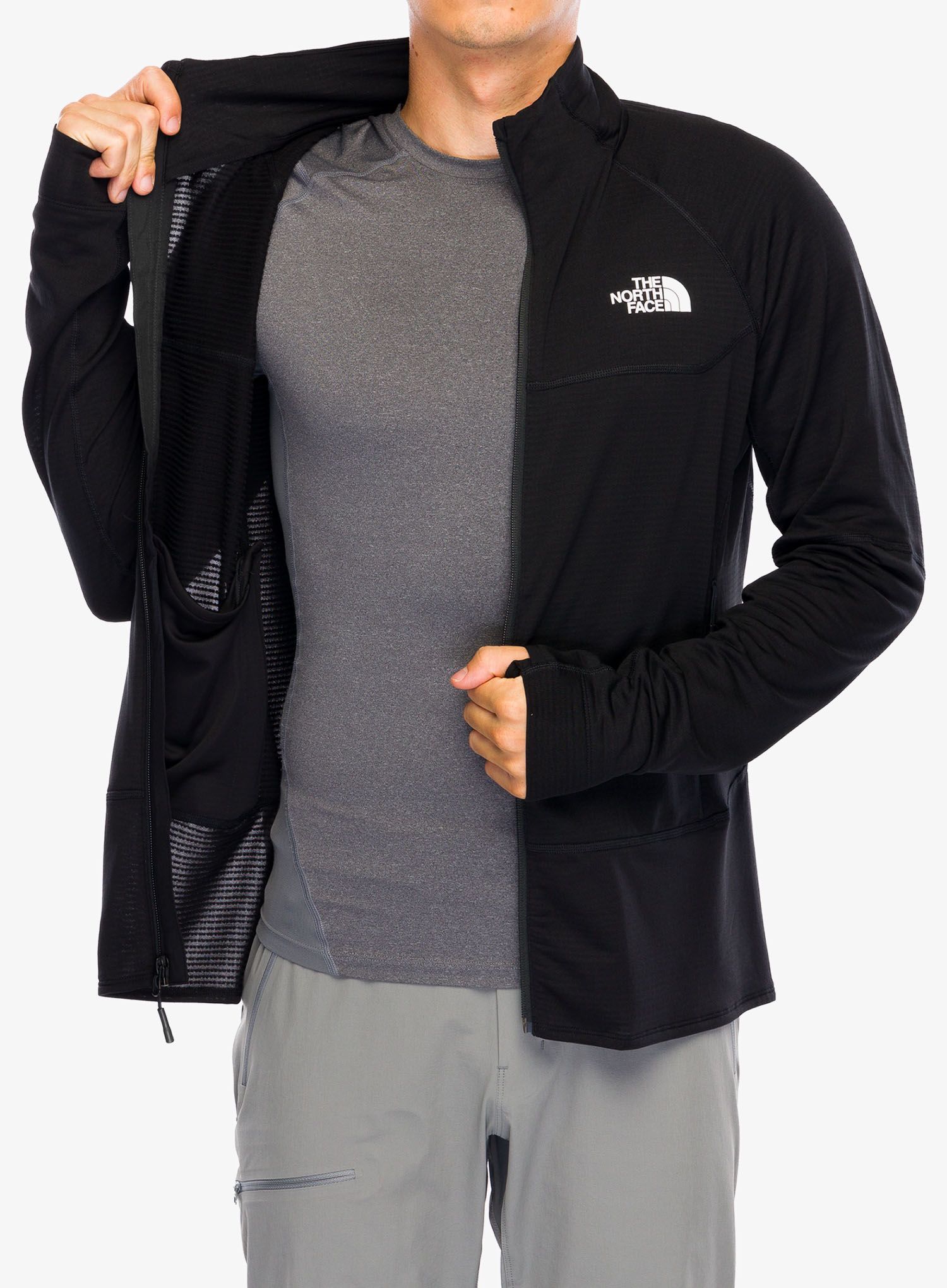 Flis The North Face Bolt Polartec Jacket - tnf black