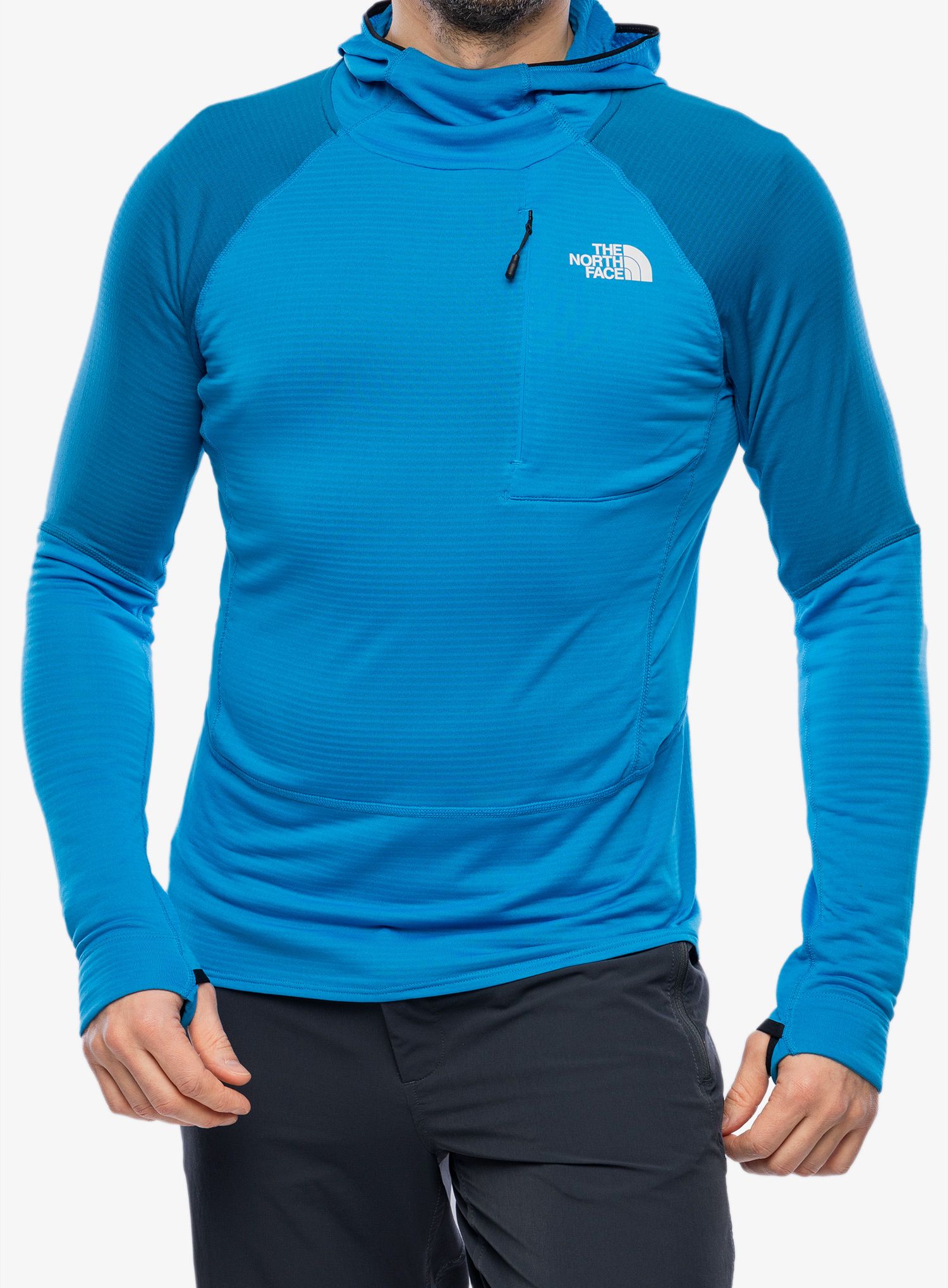 Plezalna jopa The North Face Bolt Polartec Pull On - skyline blue/adriatic blue