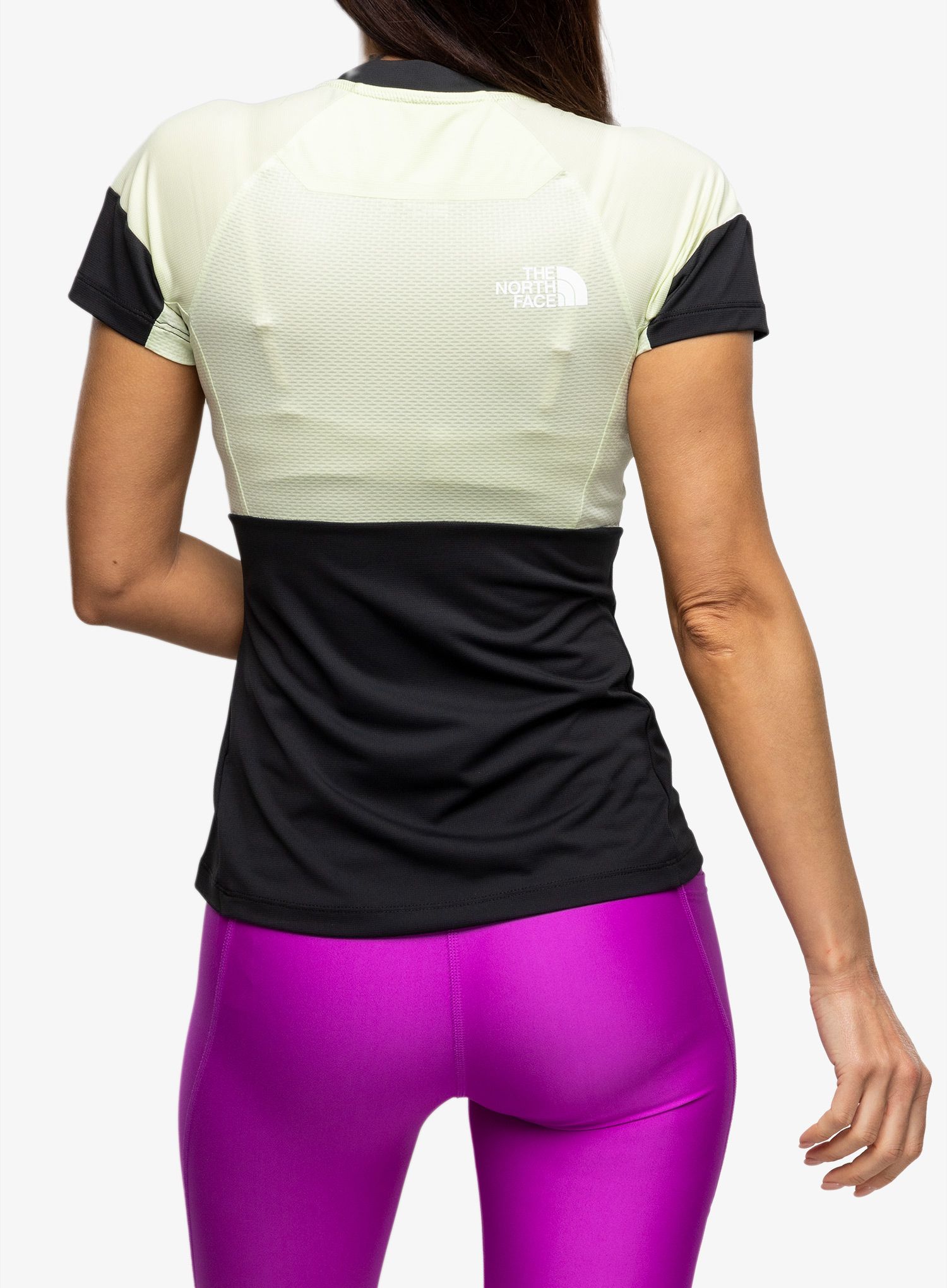 Ženska majica The North Face Bolt Tech Tee - lime/black