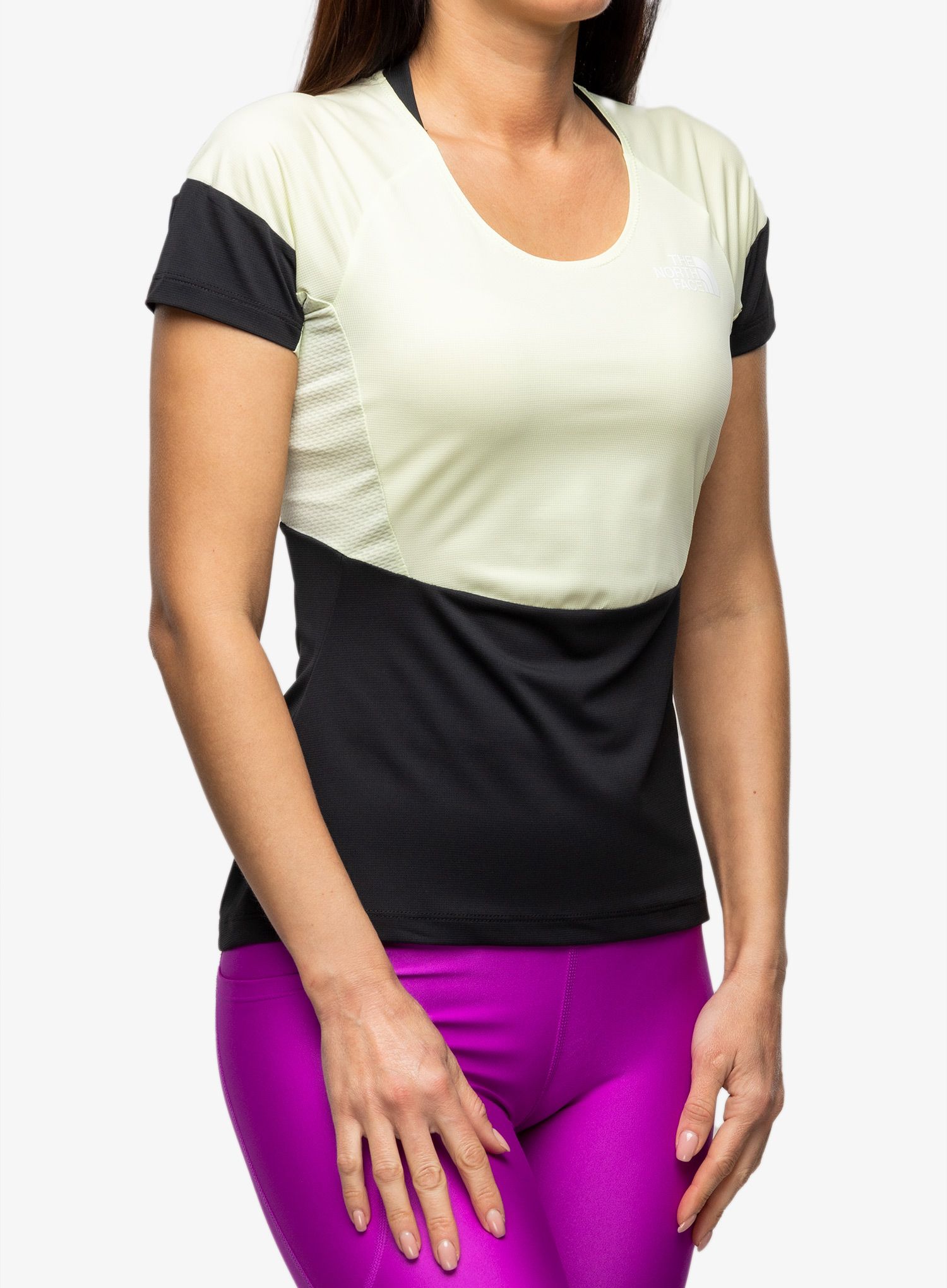Ženska majica The North Face Bolt Tech Tee - lime/black