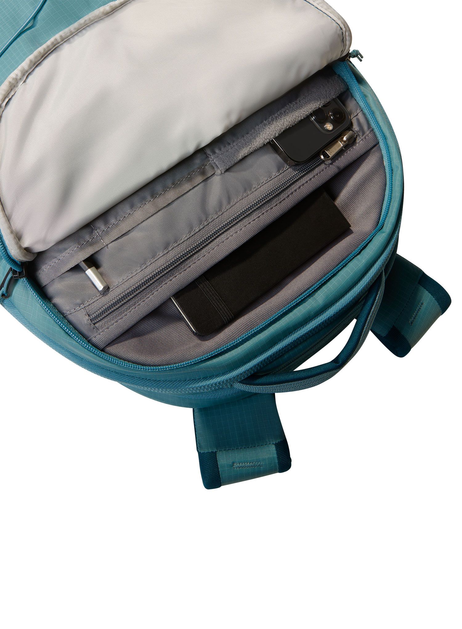 Ženski nahrbtnik The North Face Borealis - algae blue/midnight petrol