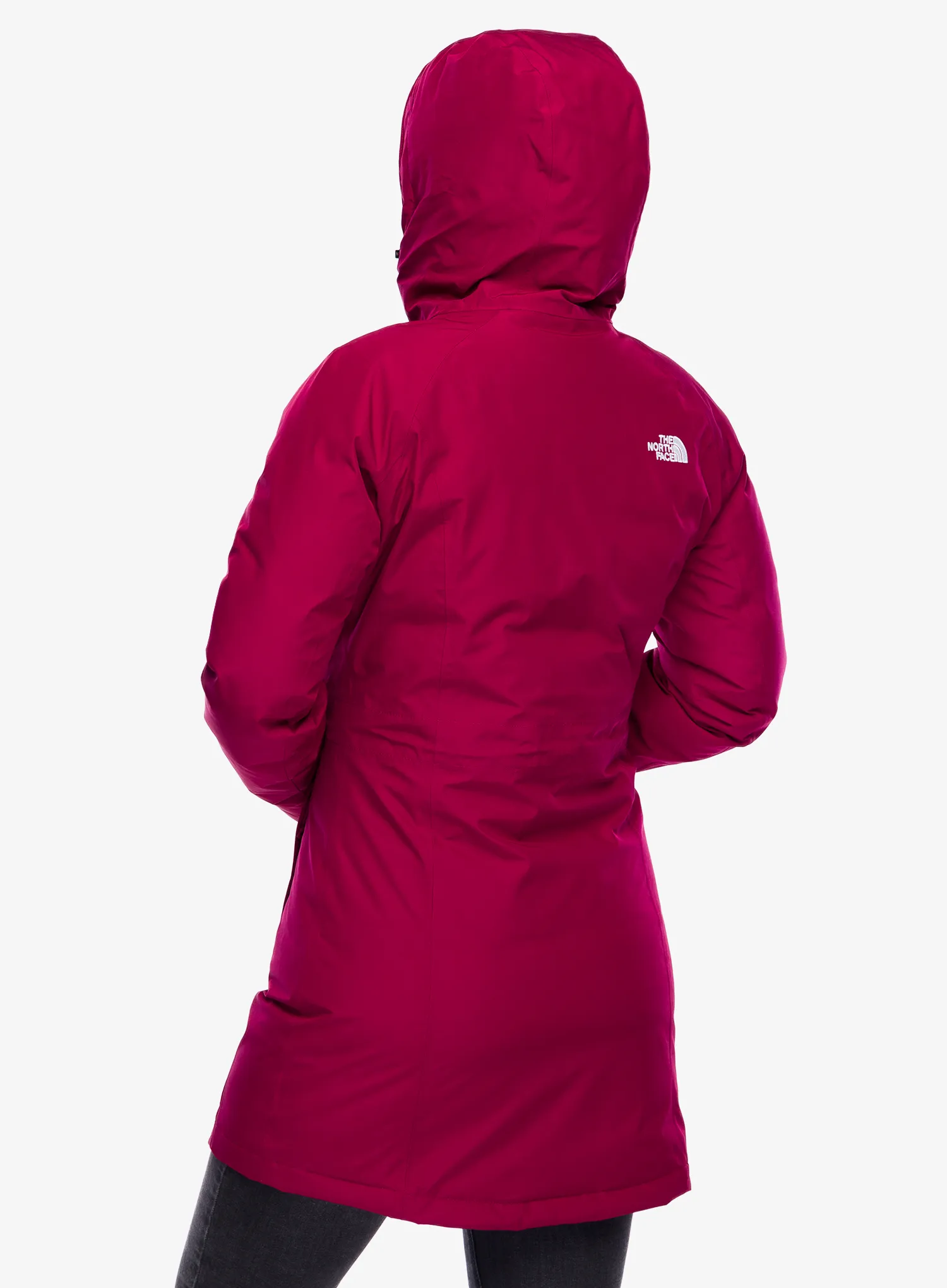 Ženski plašč The North Face Brooklyn Parka - beetroot