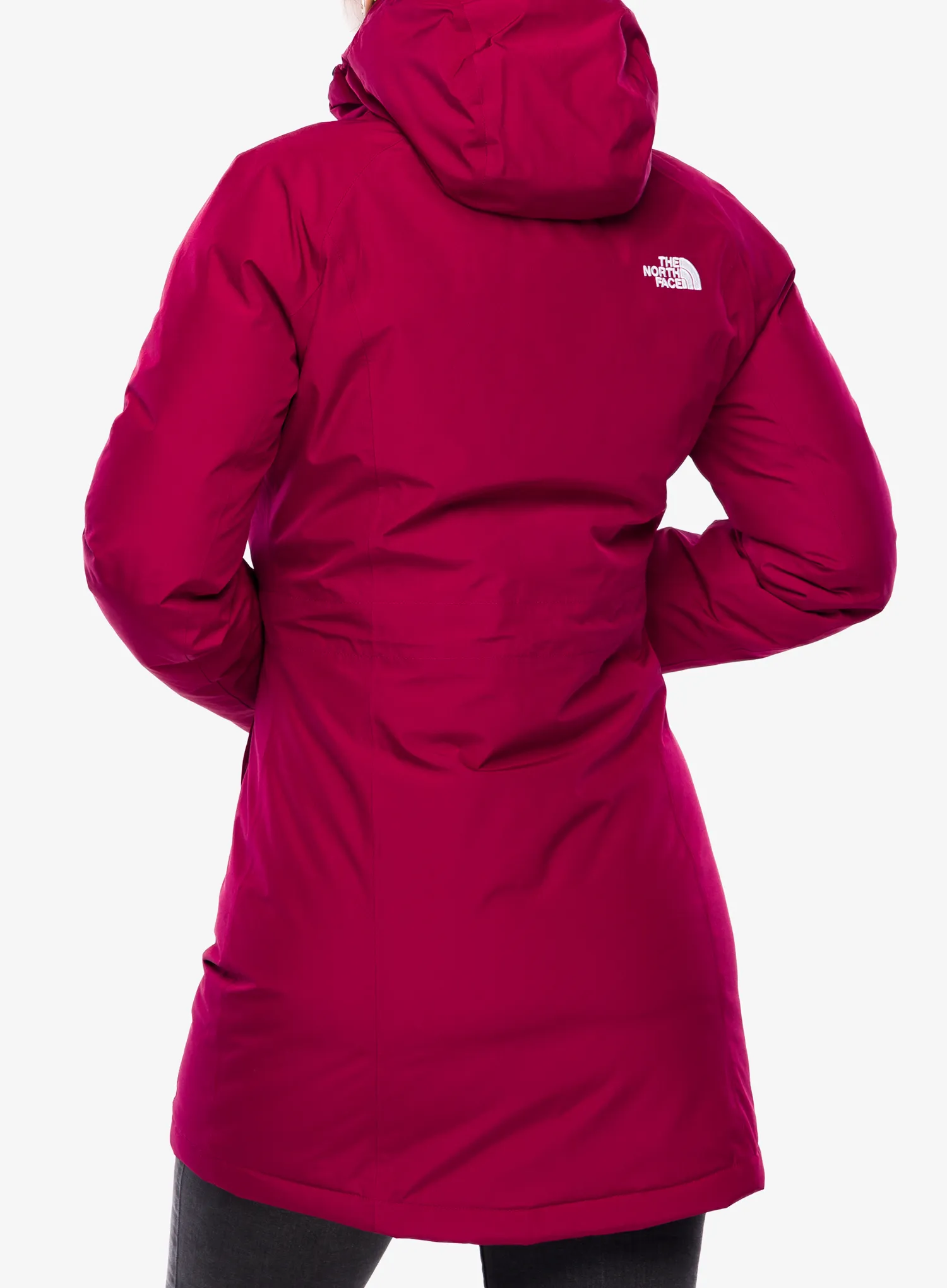 Ženski plašč The North Face Brooklyn Parka - beetroot