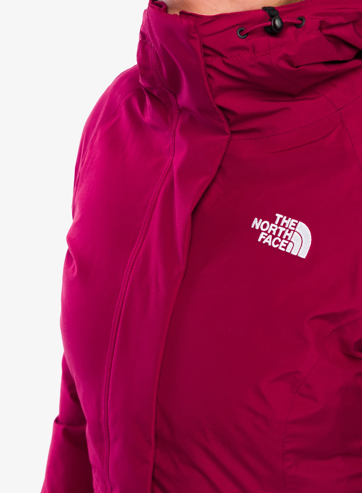 Ženski plašč The North Face Brooklyn Parka - beetroot