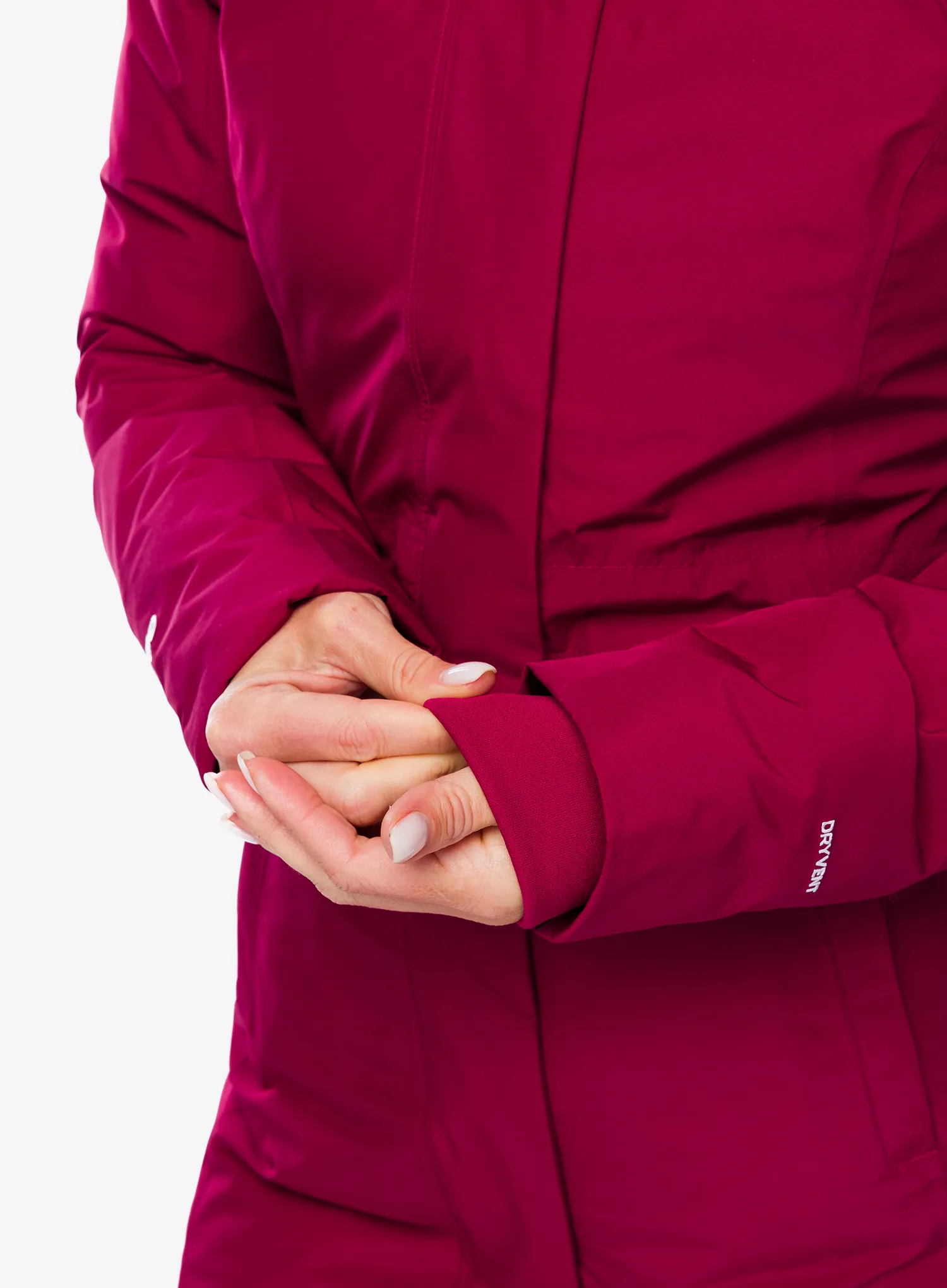 Ženski plašč The North Face Brooklyn Parka - beetroot