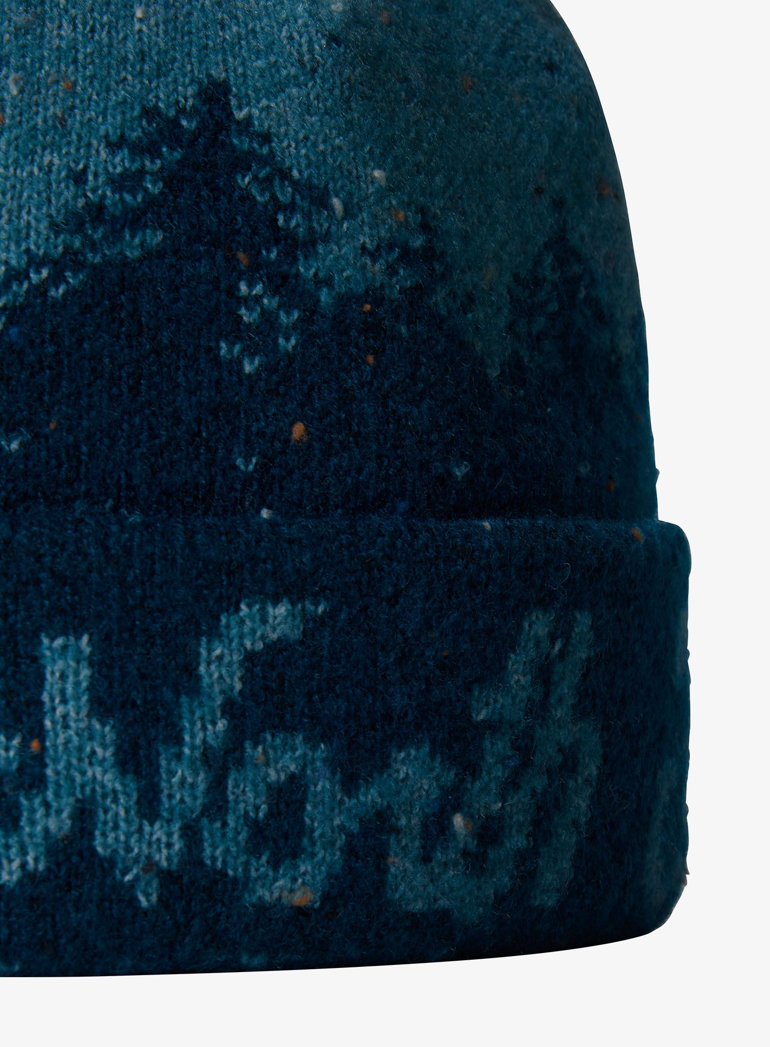 Zimska kapa The North Face Cabin Mountainscape Beanie - midnight petrol/algae blue