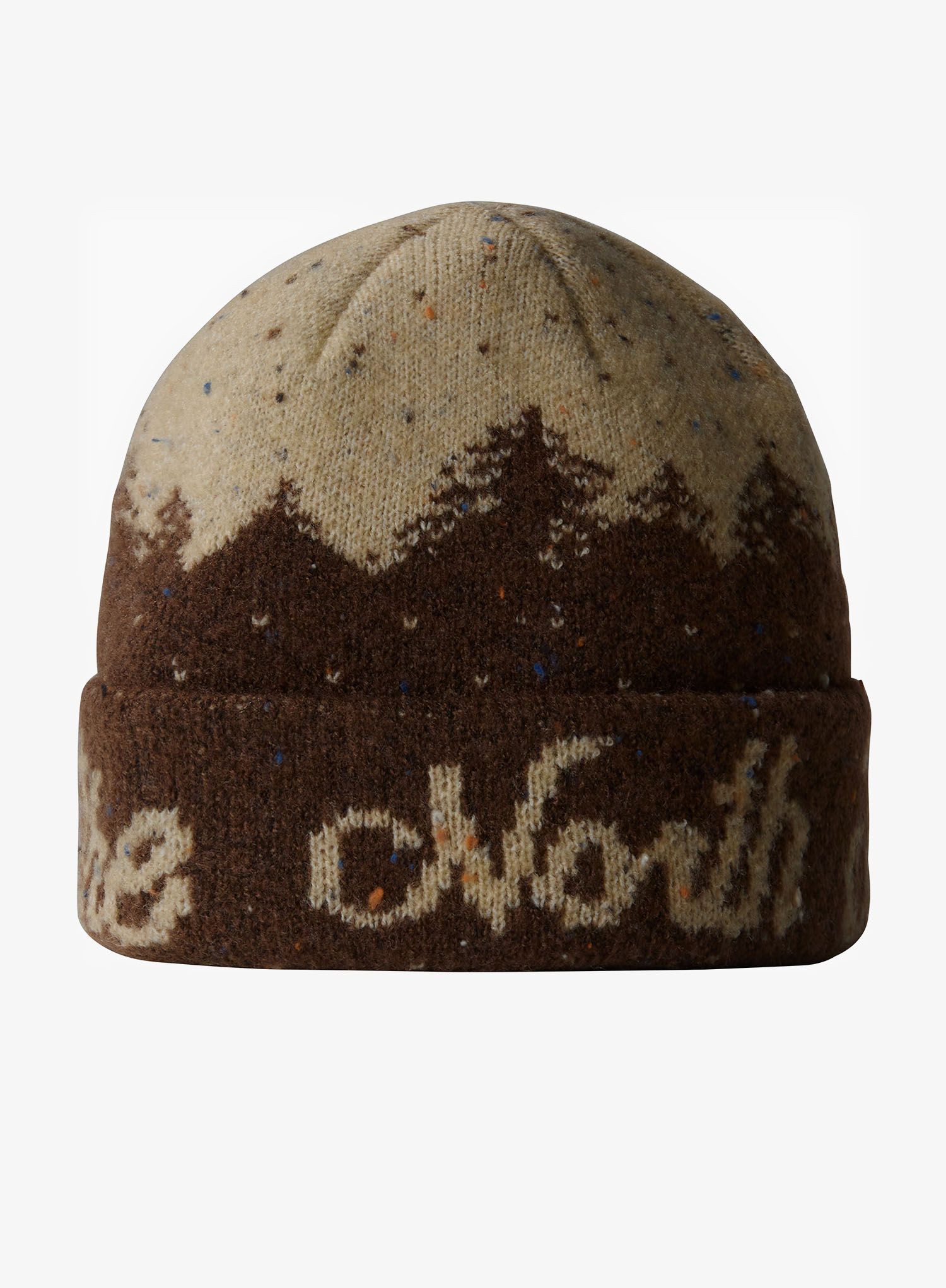 Zimska kapa The North Face Cabin Mountainscape Beanie - smokey brown/gravel