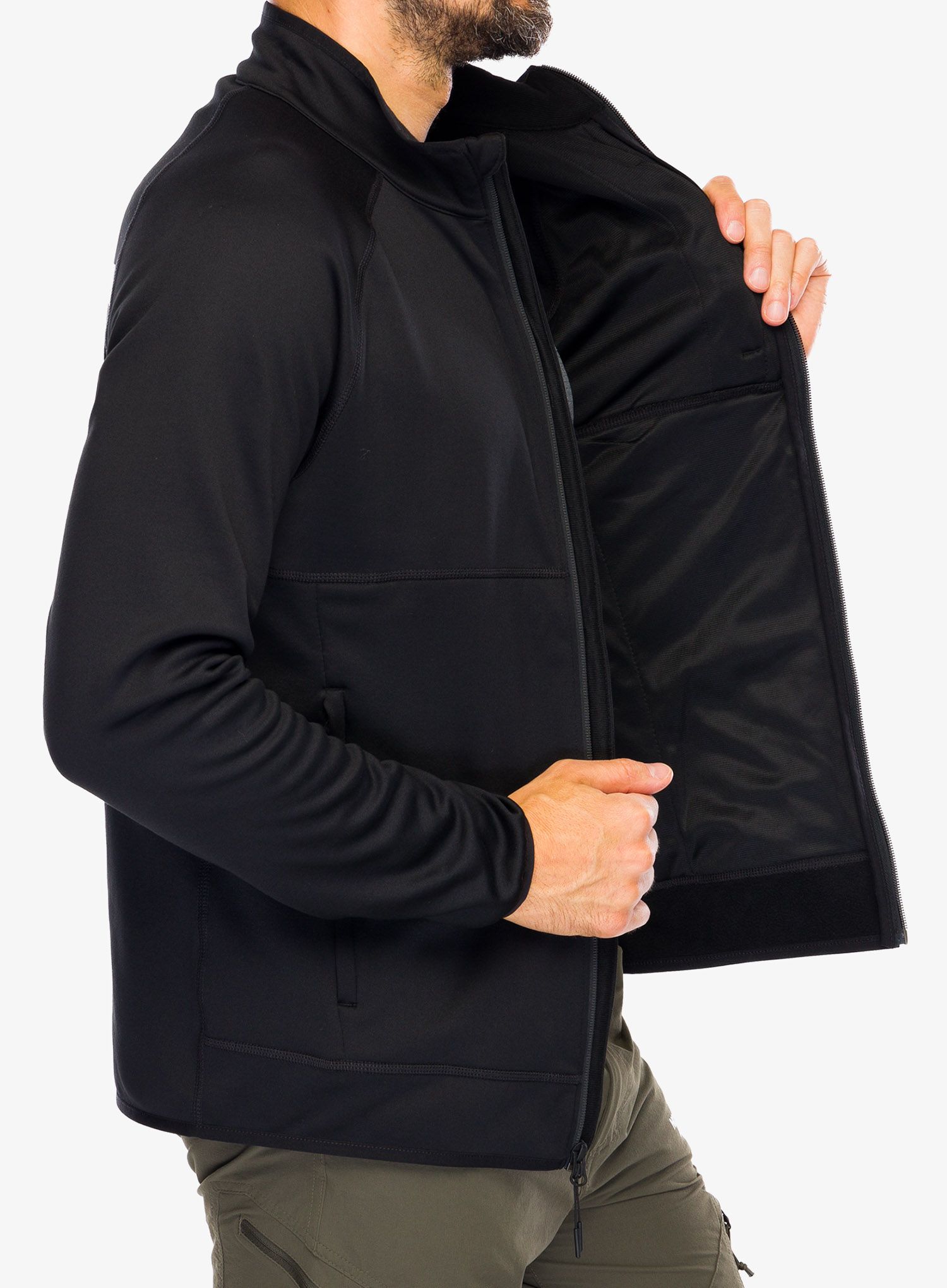 Moška jopica The North Face Canyonlands Full Zip - tnf black