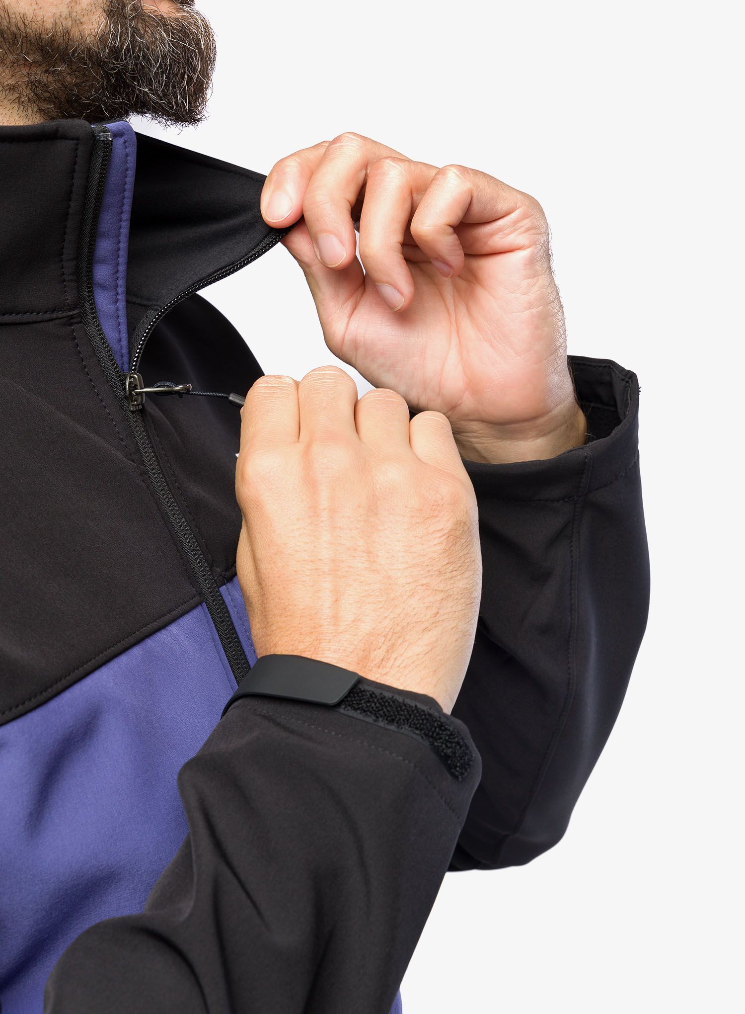Softshell The North Face Apex Bionic Jacket - cave blue/black