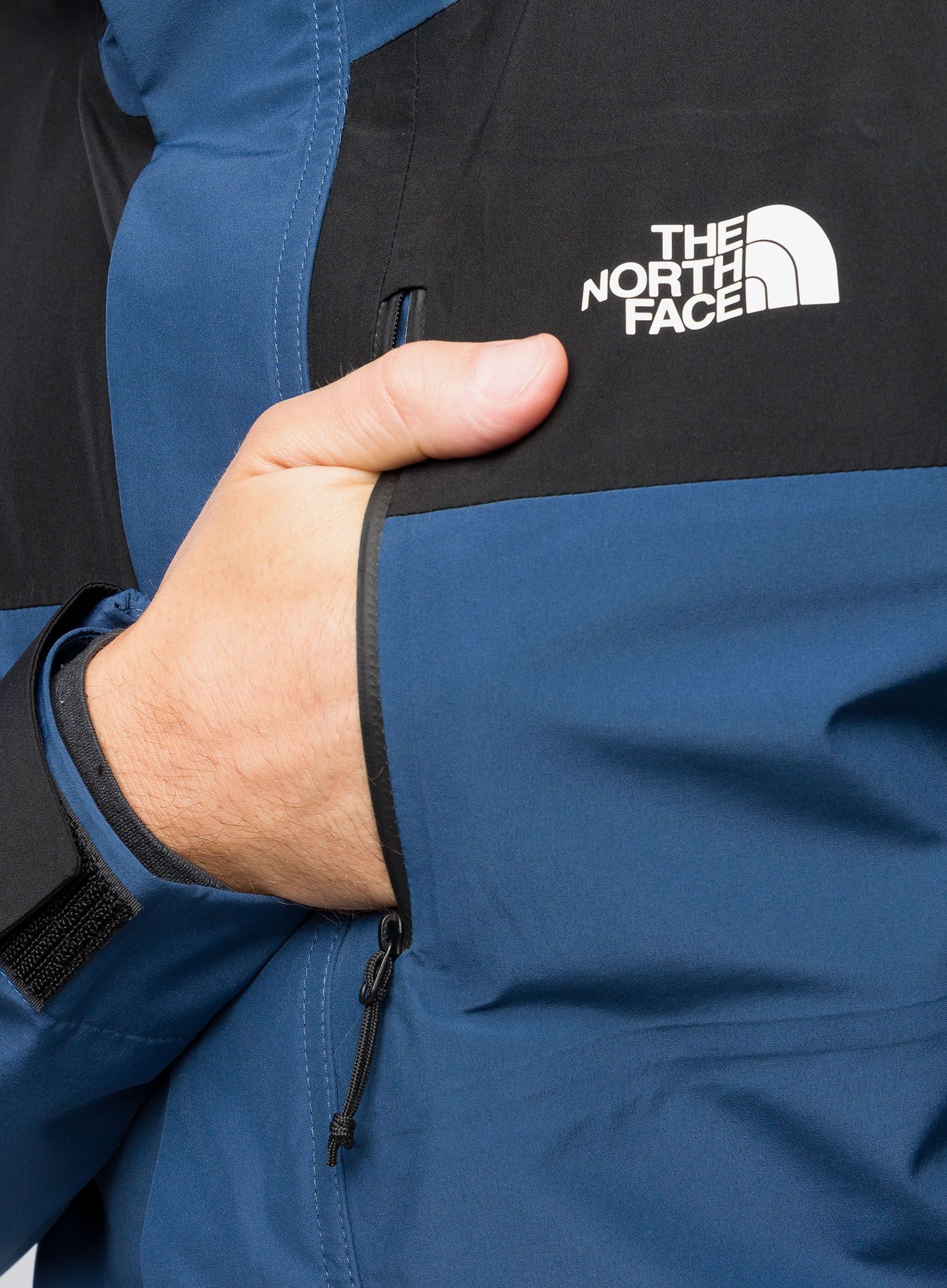 Moška jakna The North Face Dryzzle All Weather Jkt FUTURELIGHT - blue/black