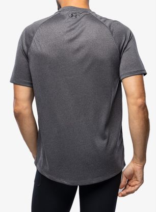 Fitness majica Under Armour Tech 2.0 Short Sleeve - carbon heather/black