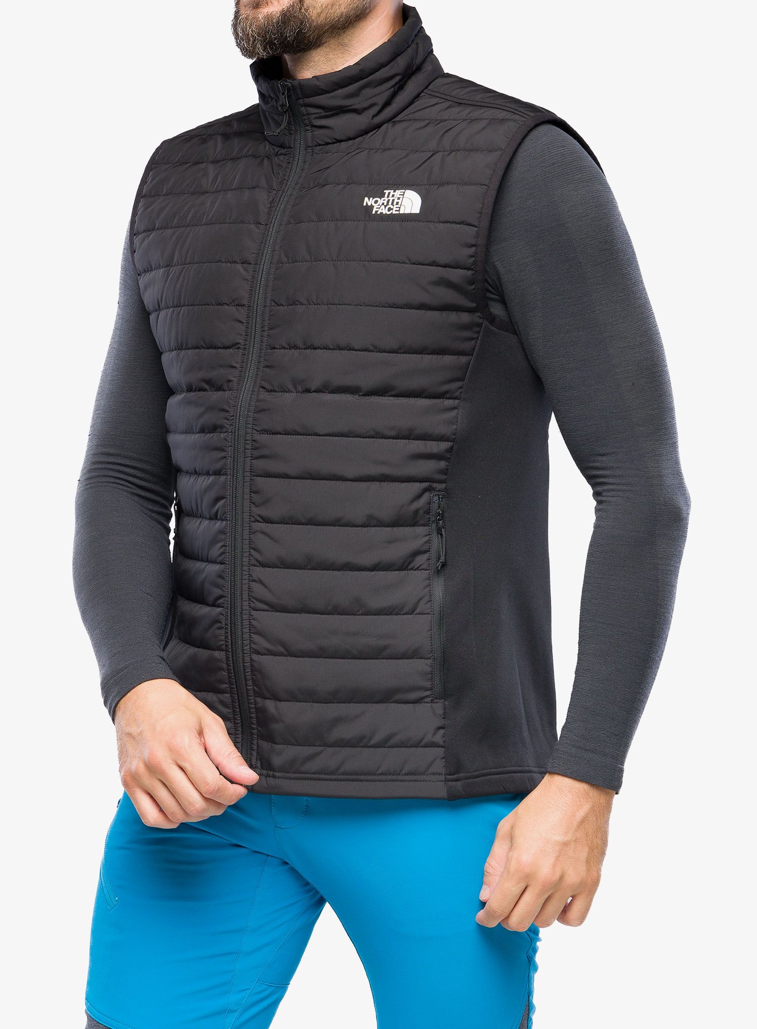 Podložen brezrokavnik The North Face Canyonlands Hybrid Vest - tnf black