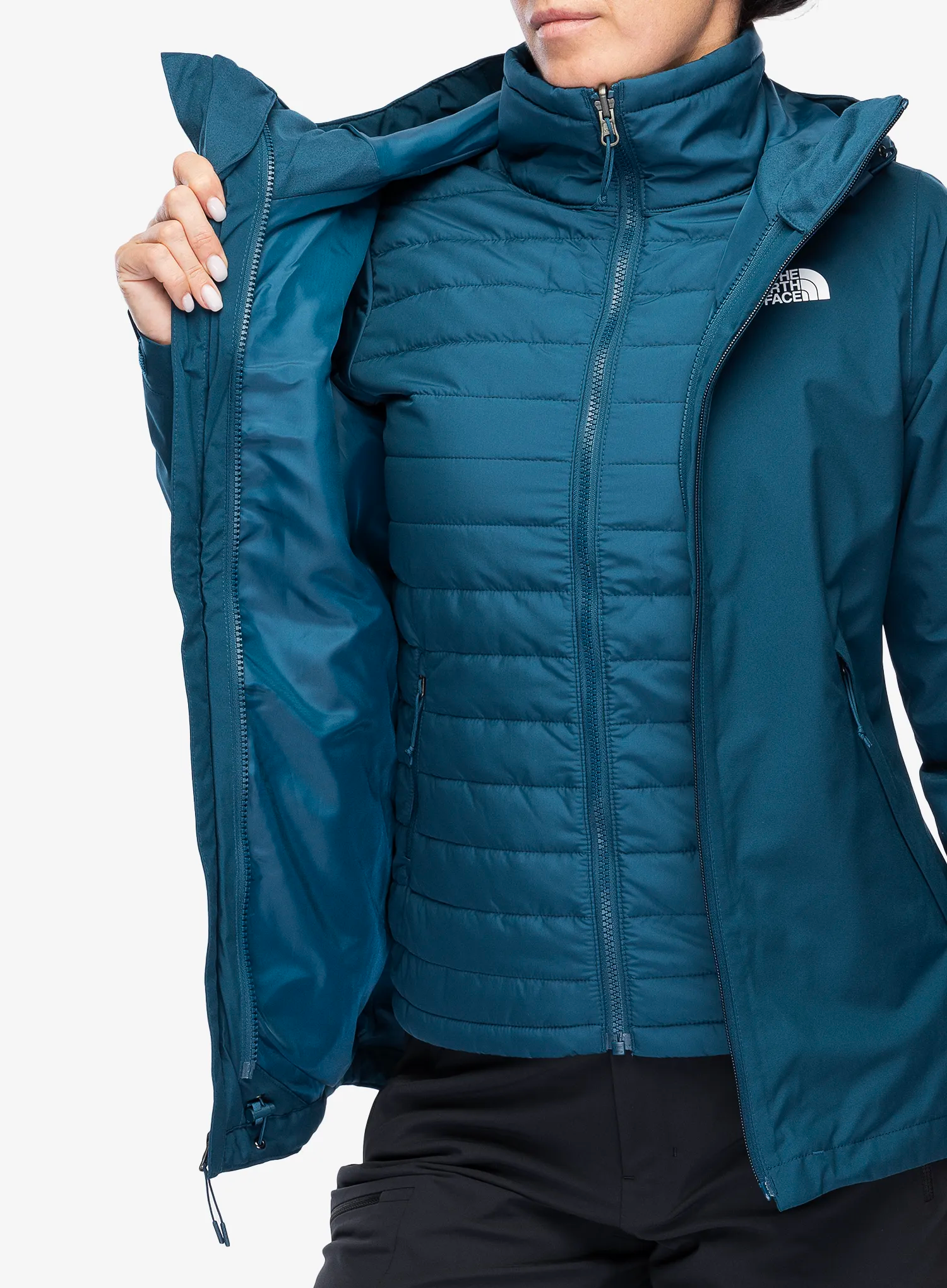 Ženska jakna 3v1 The North Face Carto Triclimate Jacket - midnight petrol