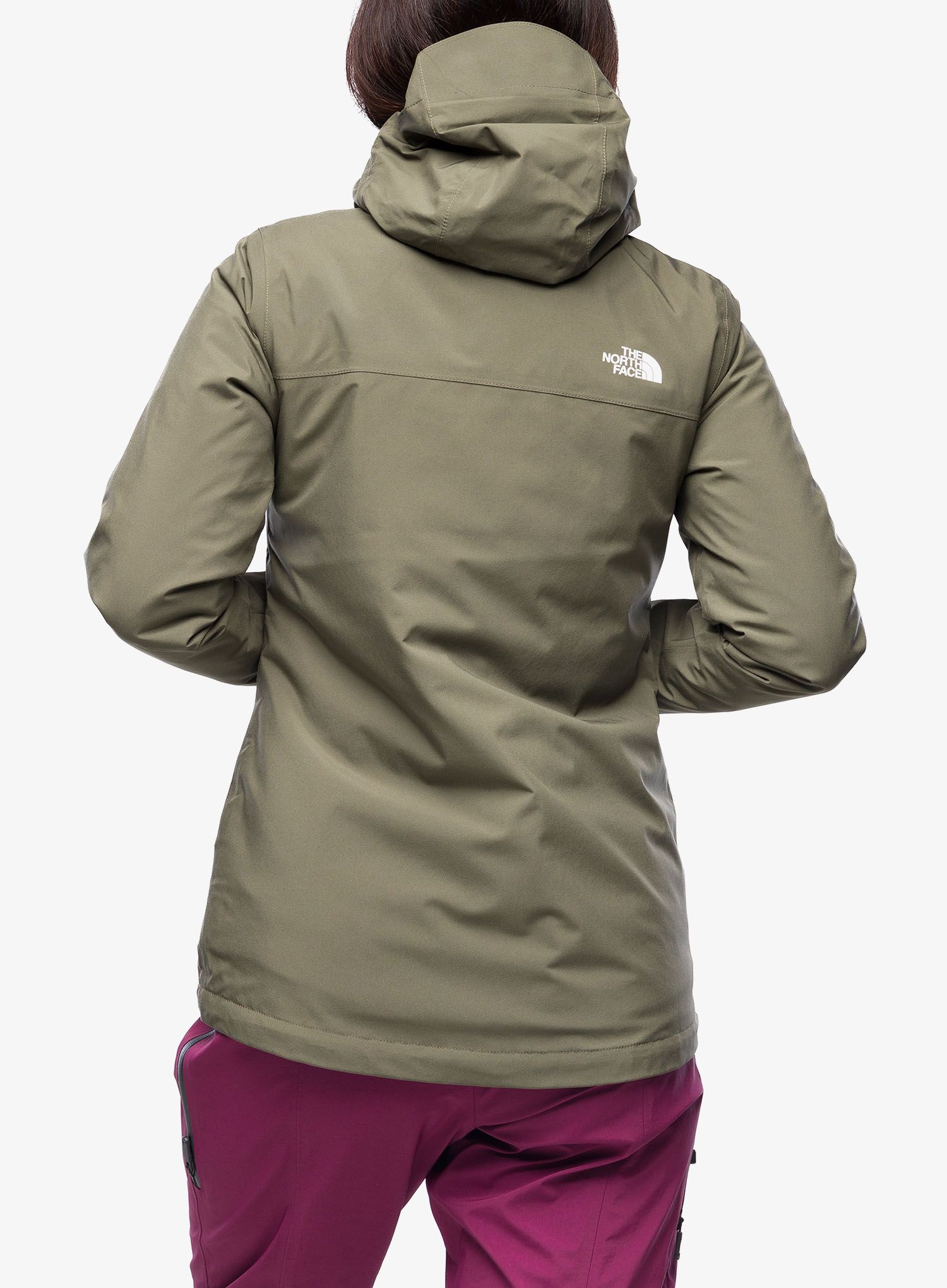 Ženska jakna 3 v 1 The North Face Carto Triclimate Jacket - taupe green