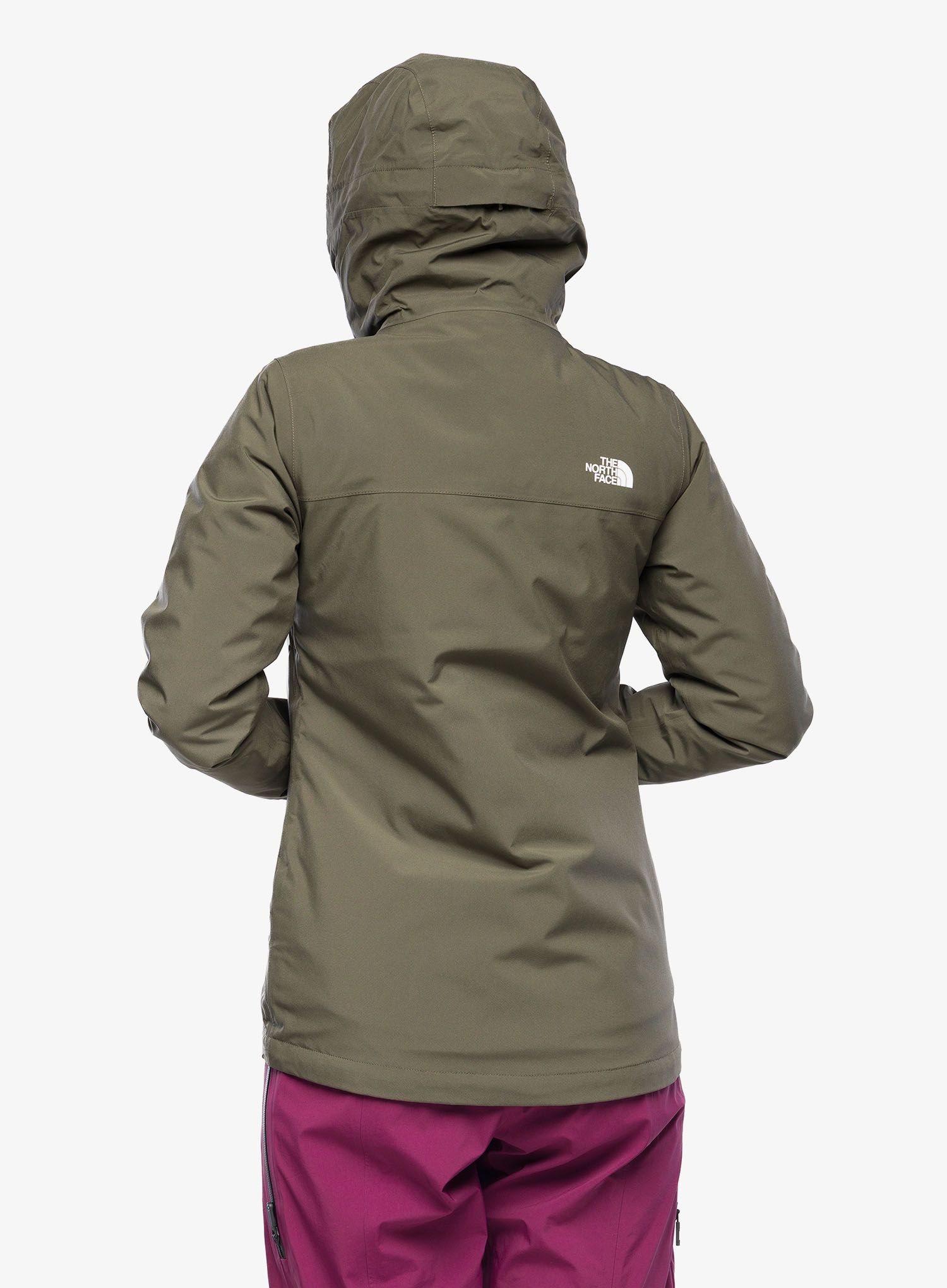 Ženska jakna 3 v 1 The North Face Carto Triclimate Jacket - taupe green