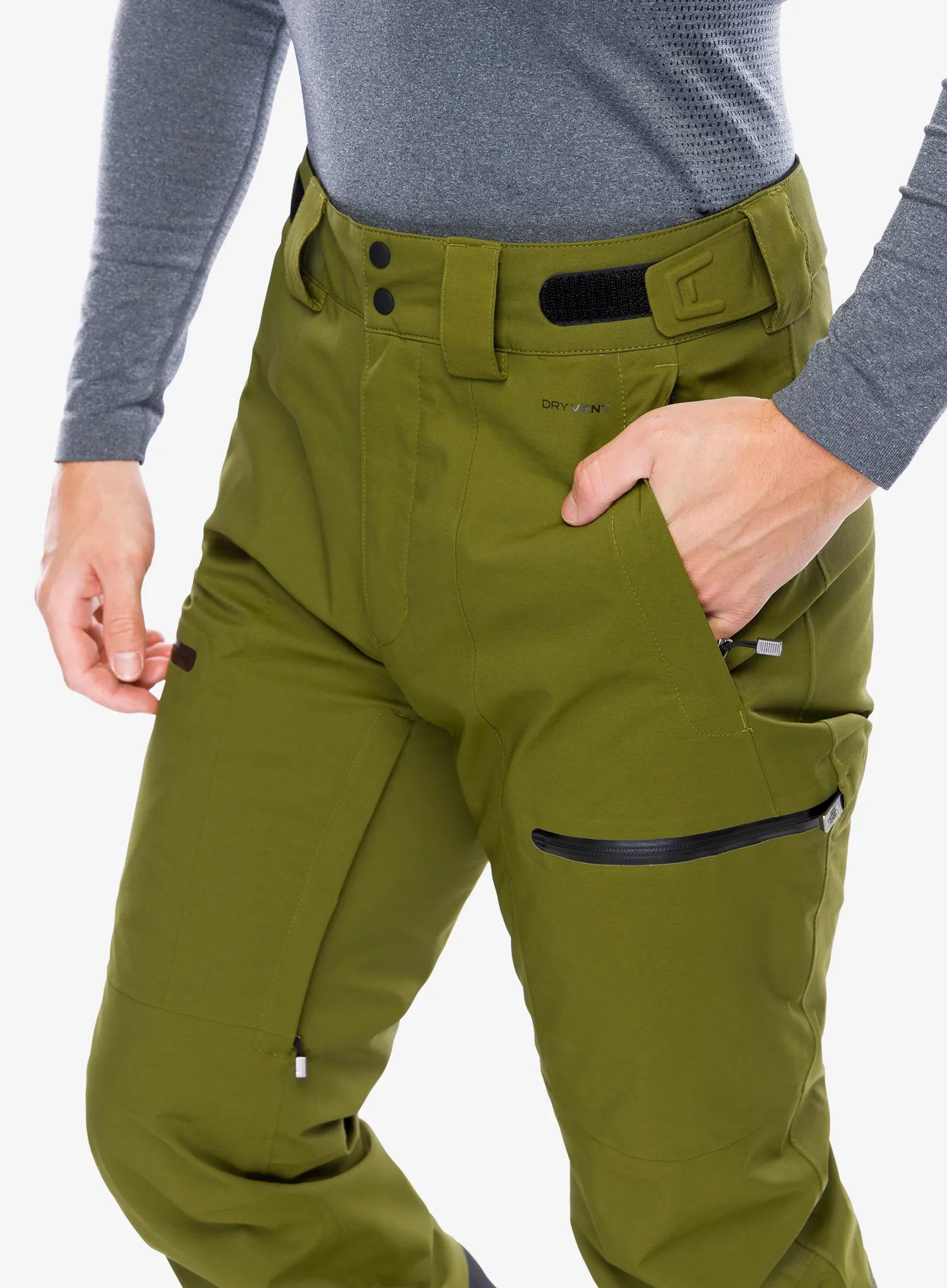 Smučarske hlače The North Face Chakal Pant - forest olive