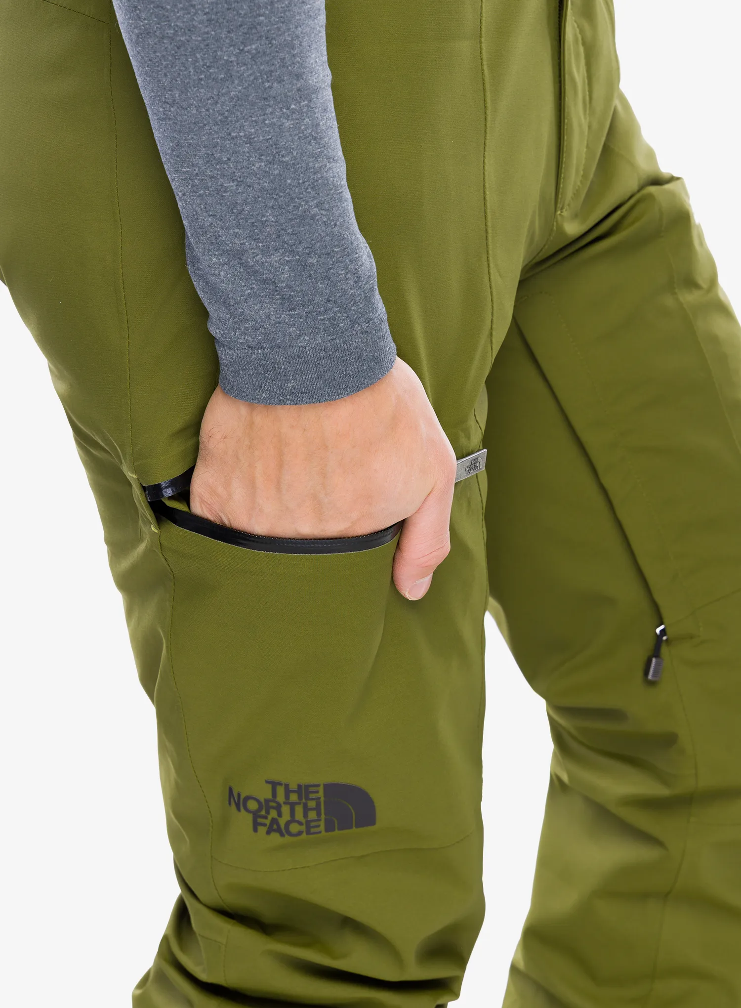 Smučarske hlače The North Face Chakal Pant - forest olive