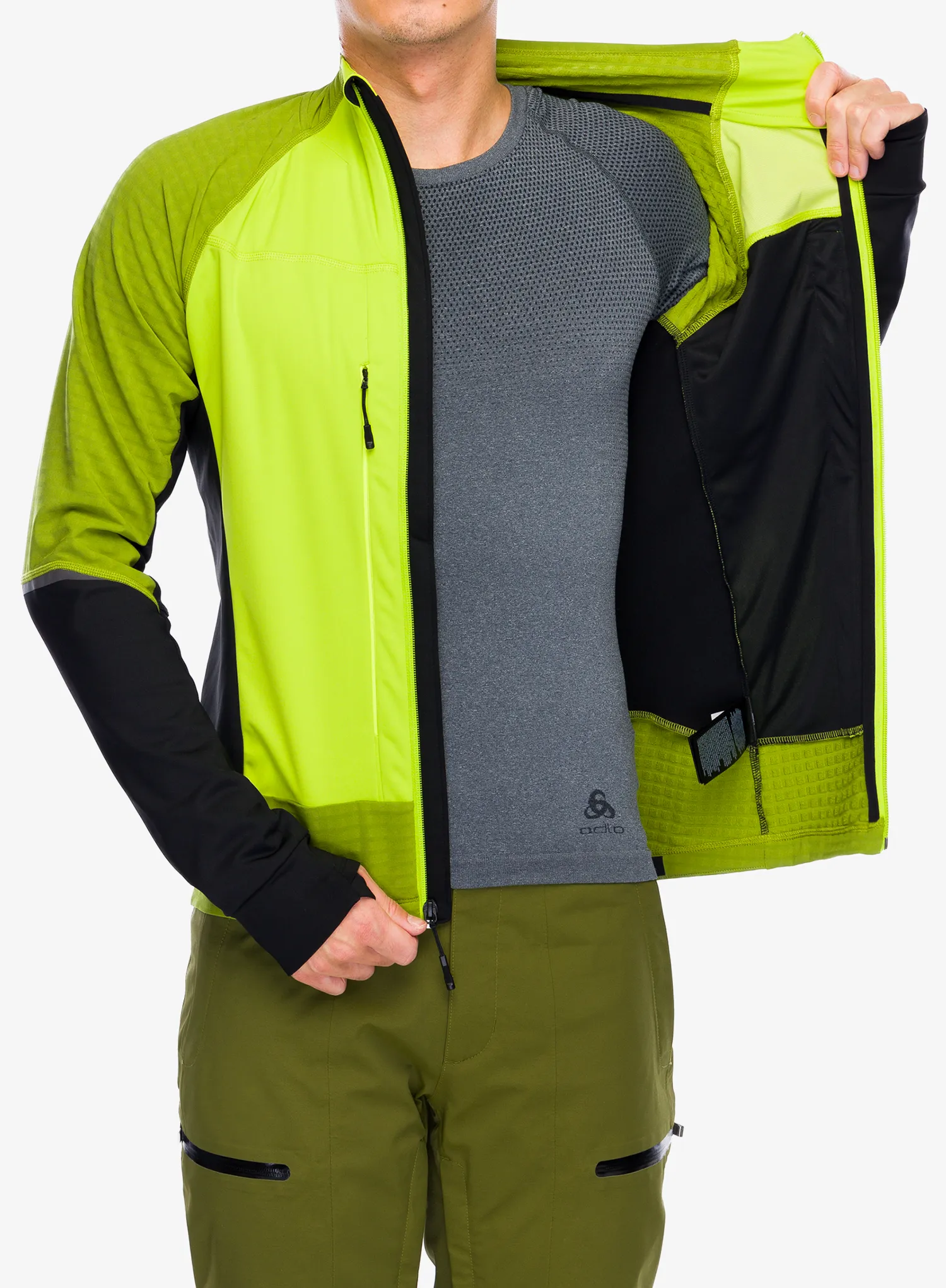 Softshell jakna The North Face Cordata Softshell FZ - meadow grass/oak green