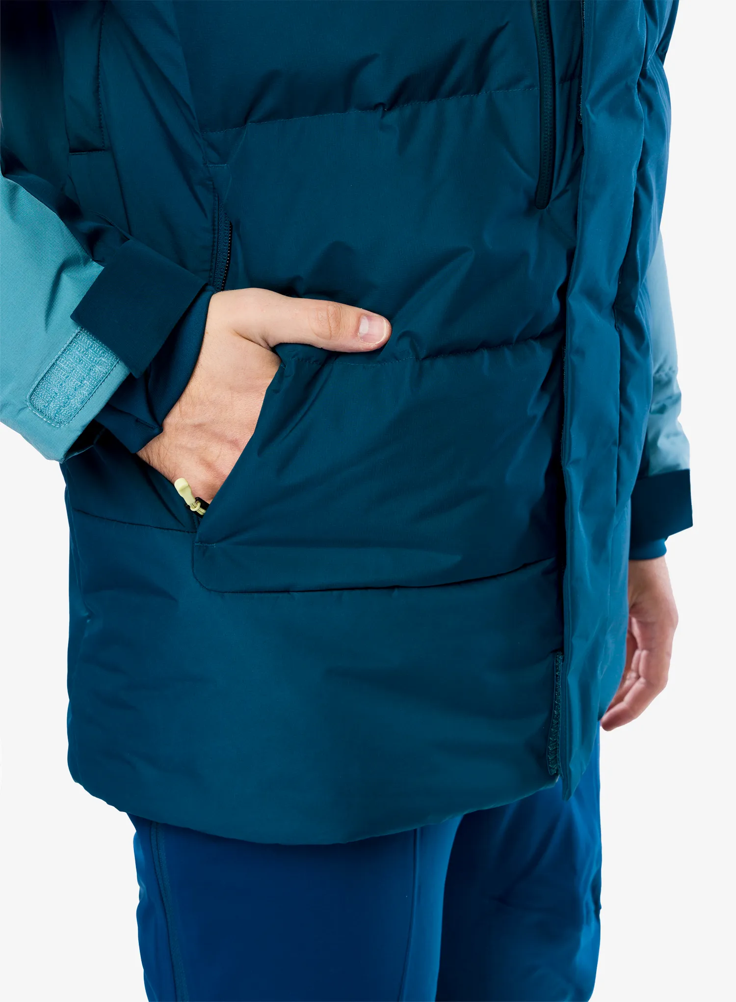 Smučarska jakna The North Face Corefire Down Windstopper Jacket - midnight petrol/algae blue