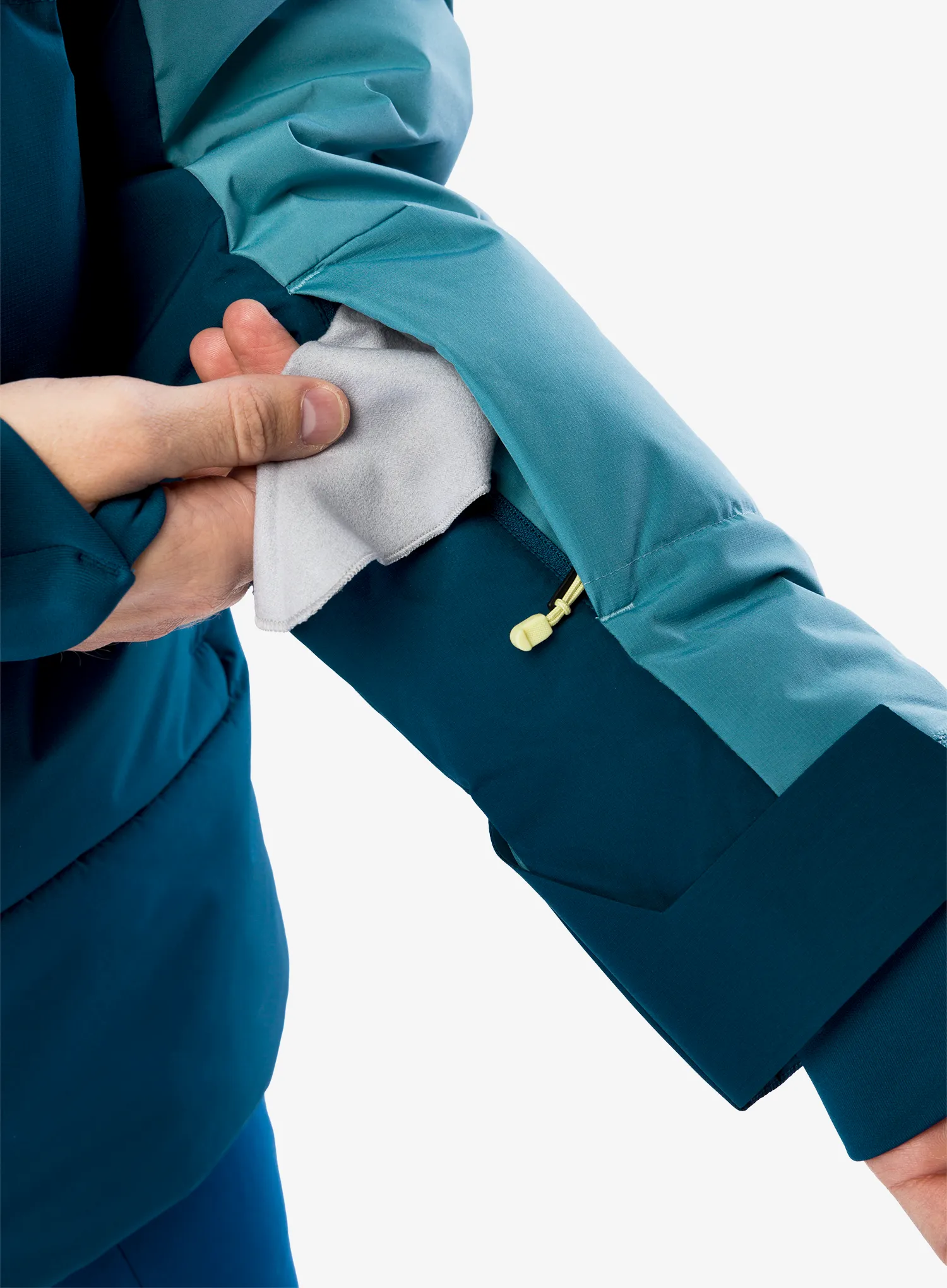 Smučarska jakna The North Face Corefire Down Windstopper Jacket - midnight petrol/algae blue