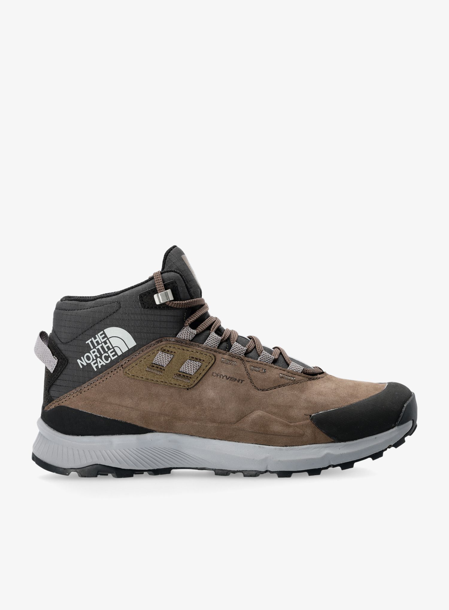 Moški pohodniški čevlji The North Face Cragstone Leather Mid WP - brown/grey