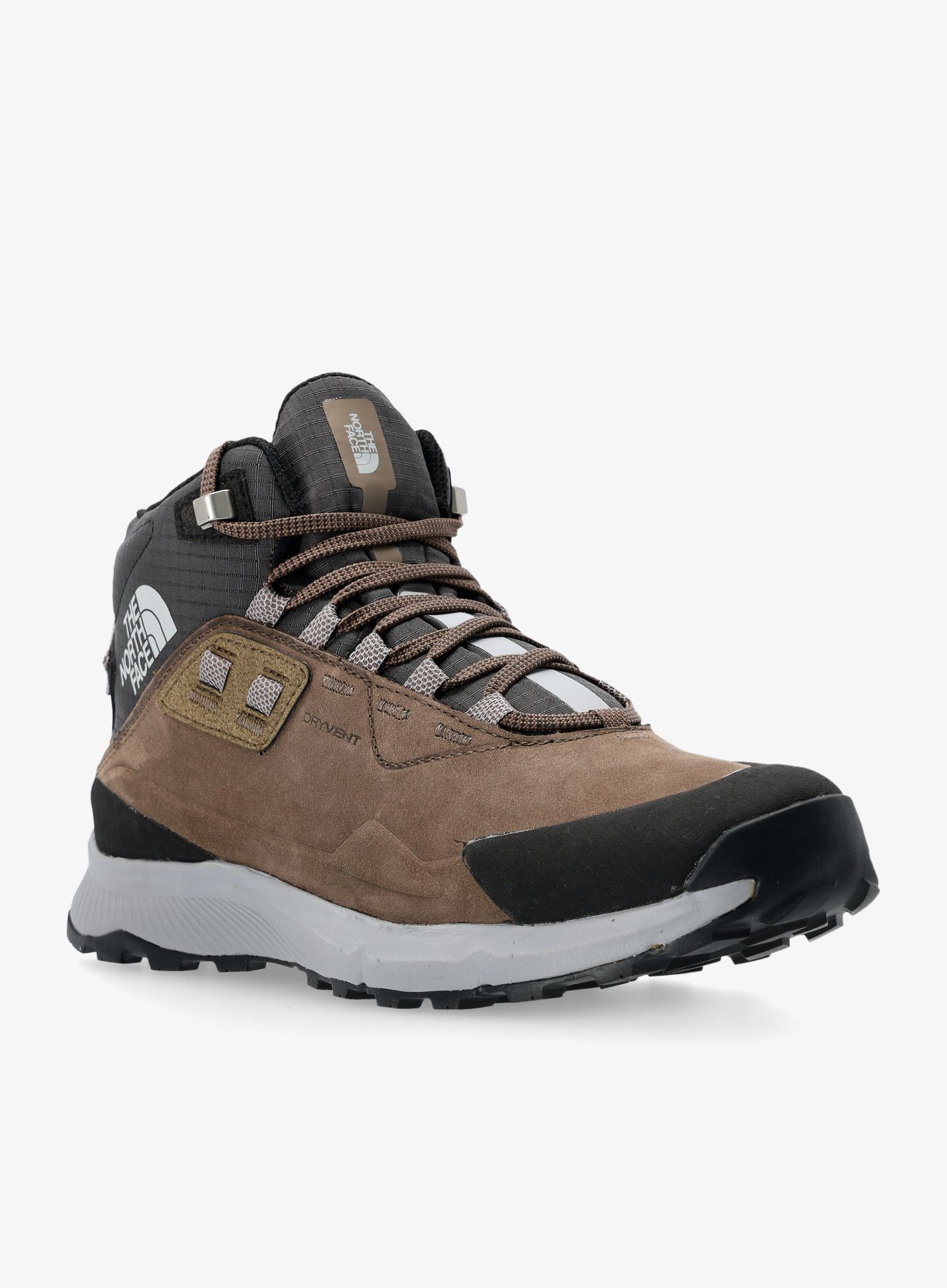 Moški pohodniški čevlji The North Face Cragstone Leather Mid WP - brown/grey
