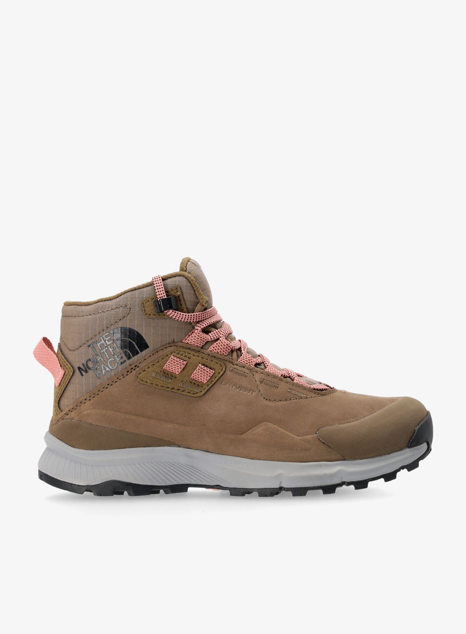 Ženski čevlji The North Face Cragstone Leather Mid WP - brown/grey
