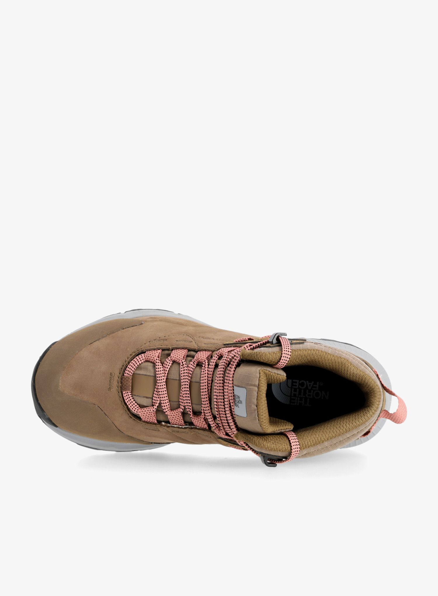 Ženski čevlji The North Face Cragstone Leather Mid WP - brown/grey