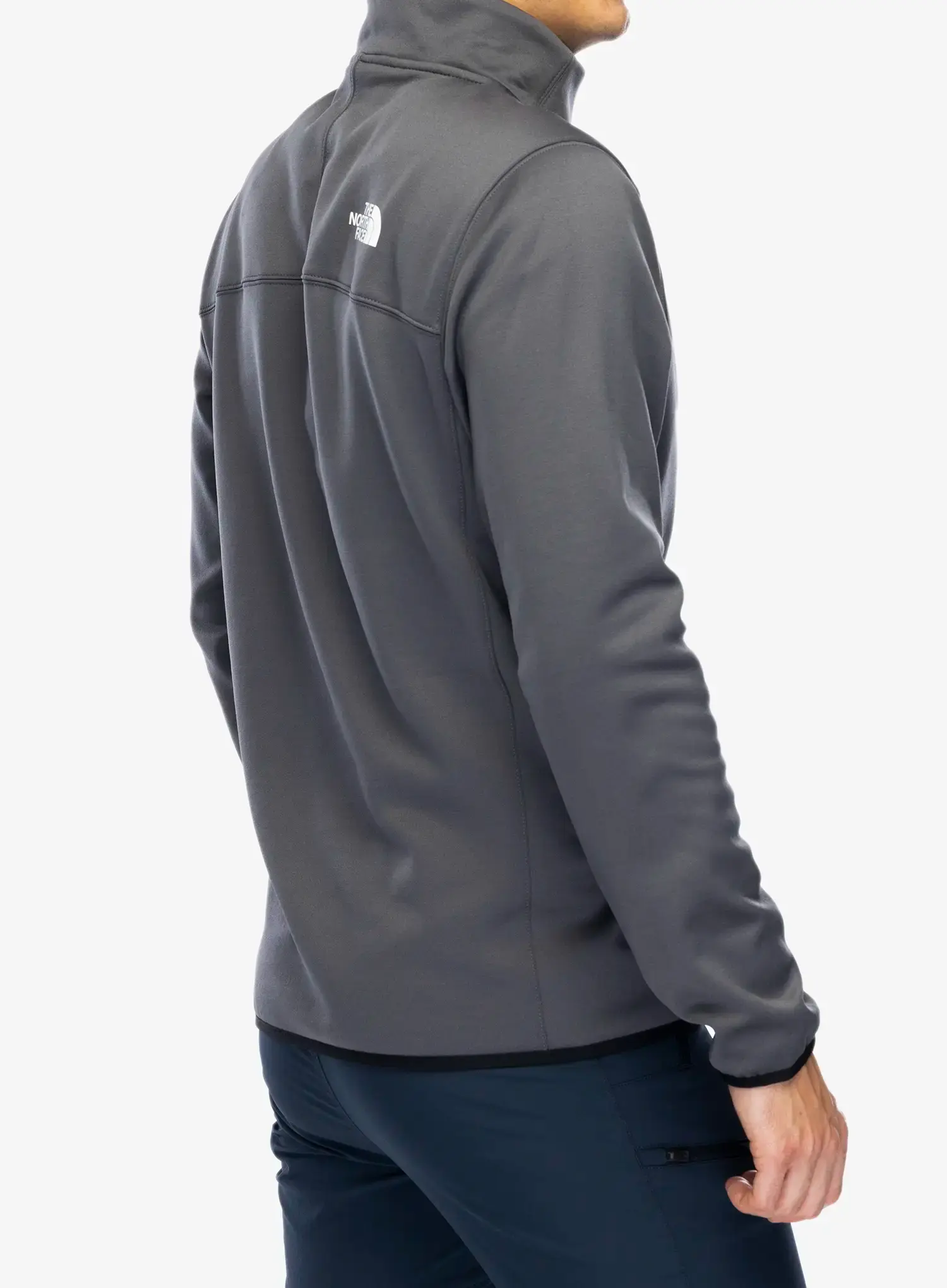 Puloverji brez kapuce The North Face Crest 1/4 Zip - anthracite grey/tnf black