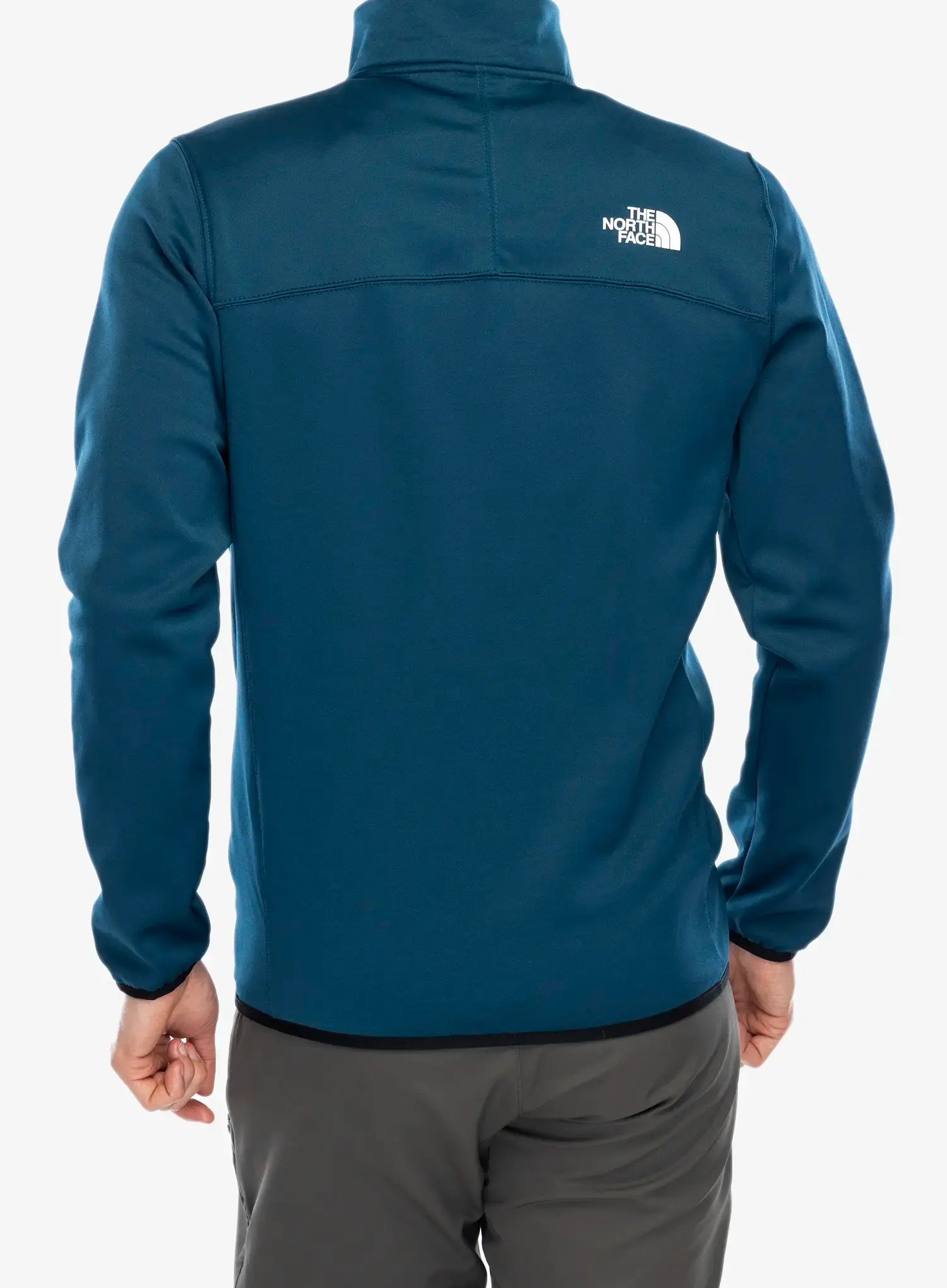Puloverji brez kapuce The North Face Crest 1/4 Zip - midnight petrol/tnf black