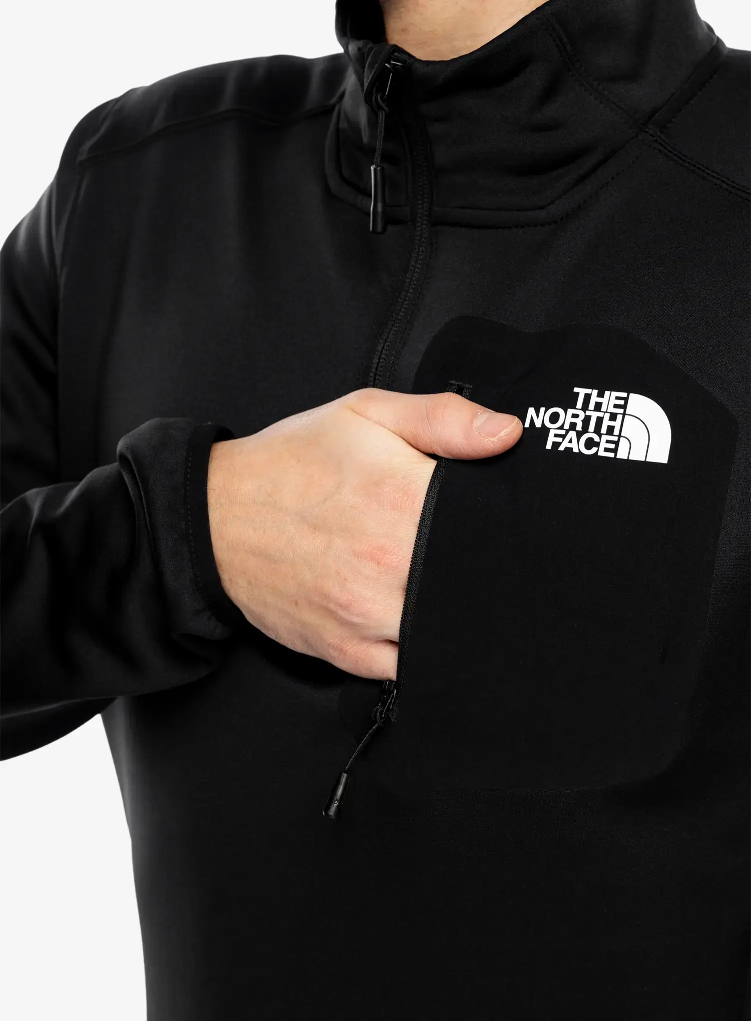 Puloverji brez kapuce The North Face Crest 1/4 Zip - tnf black