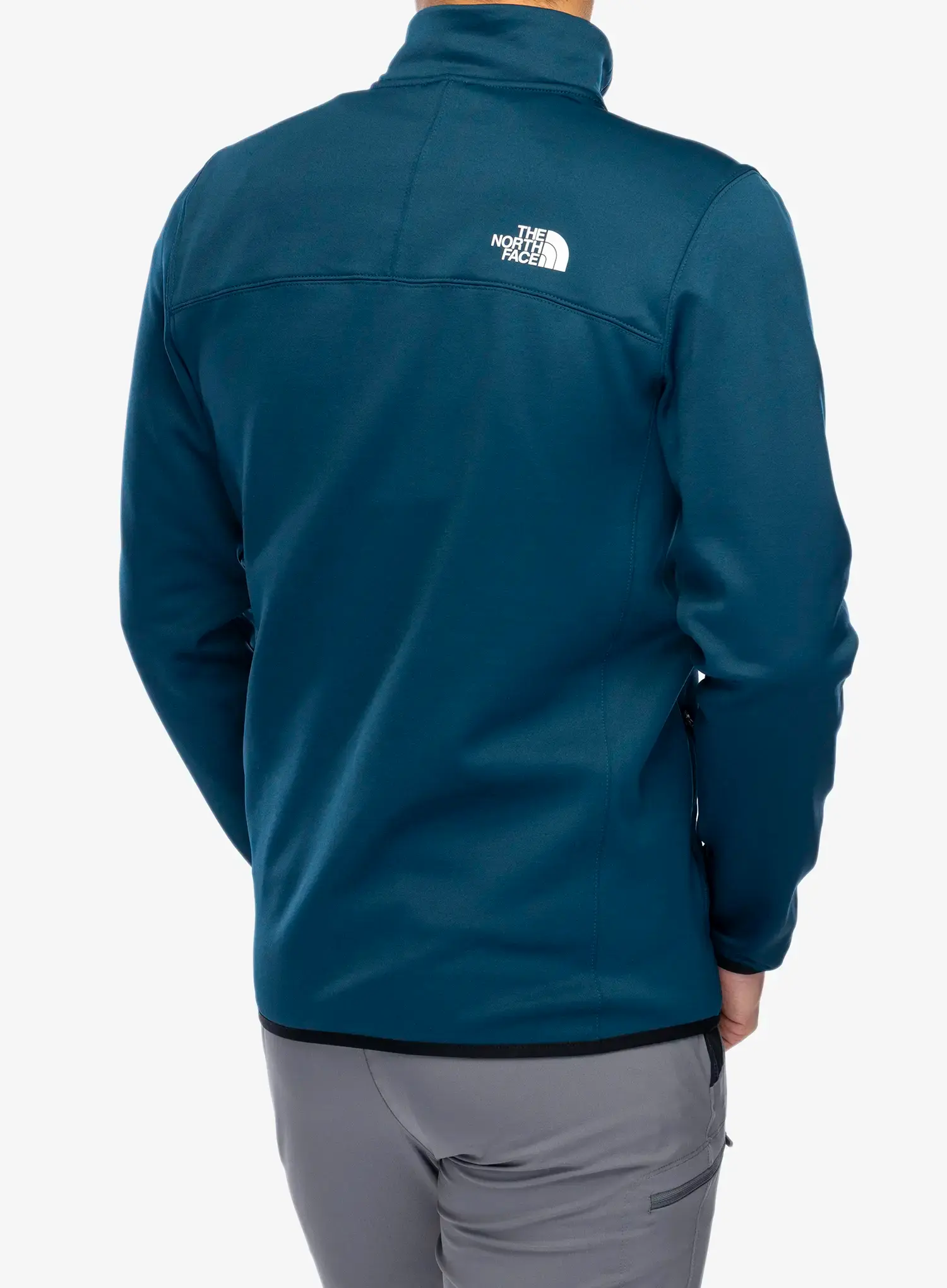 Flis The North Face Crest FZ - midnight petrol/tnf black