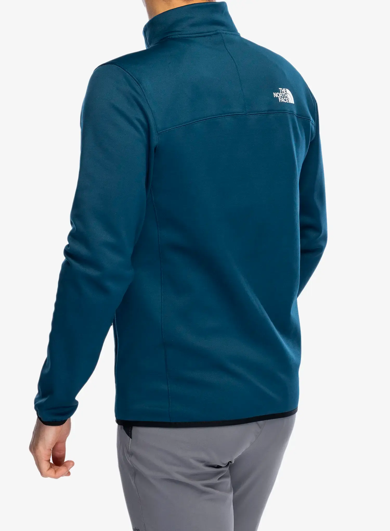Flis The North Face Crest FZ - midnight petrol/tnf black