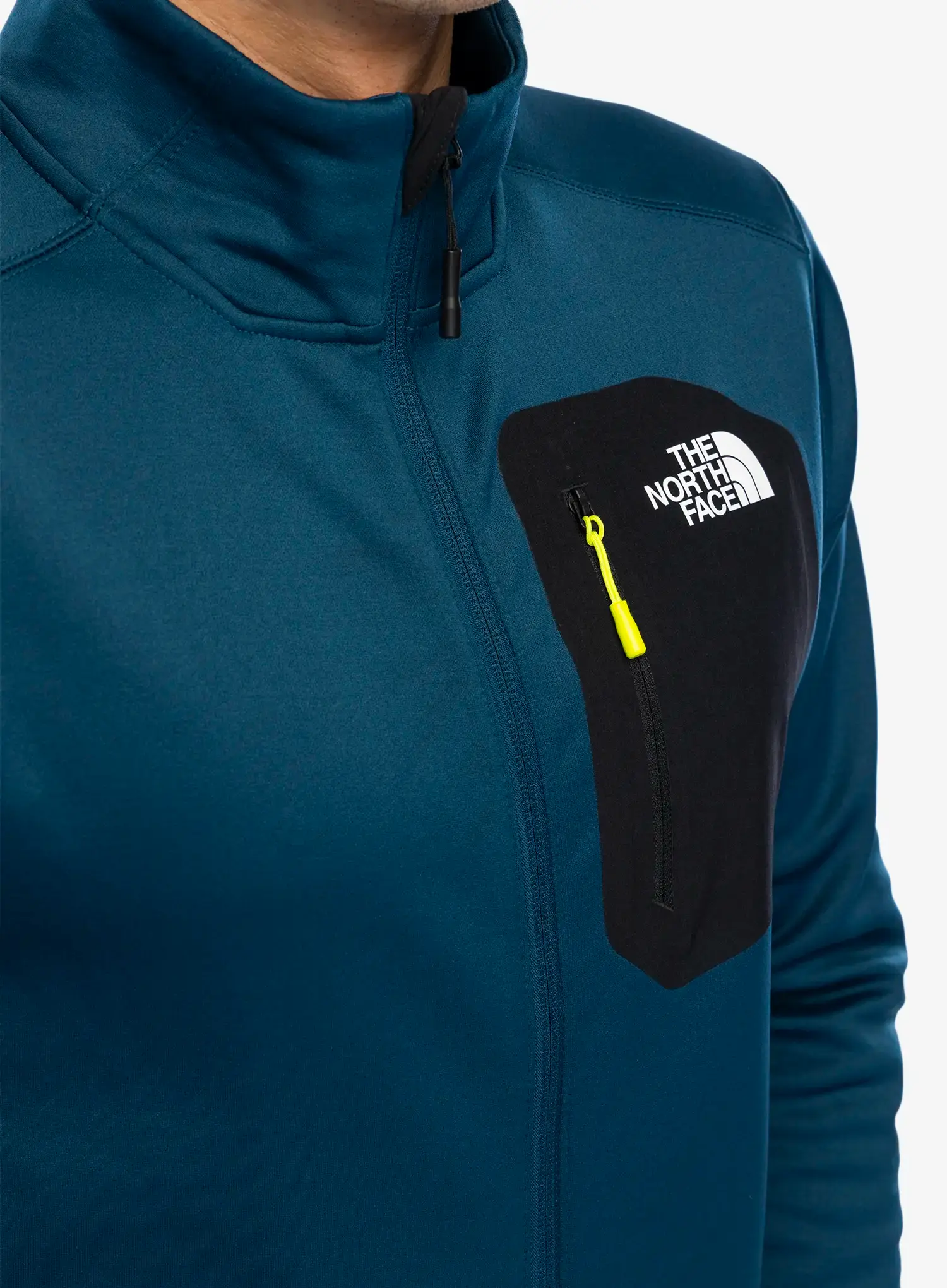 Flis The North Face Crest FZ - midnight petrol/tnf black