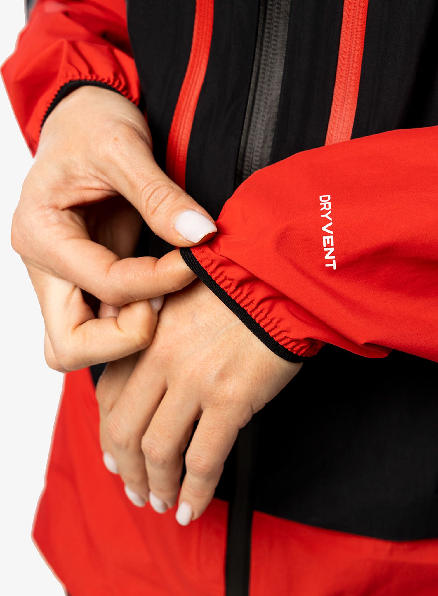 Ženska jakna za turno smučanje The North Face Dawn Turn 2.5 Cordura Shell - tnf black/tnf red