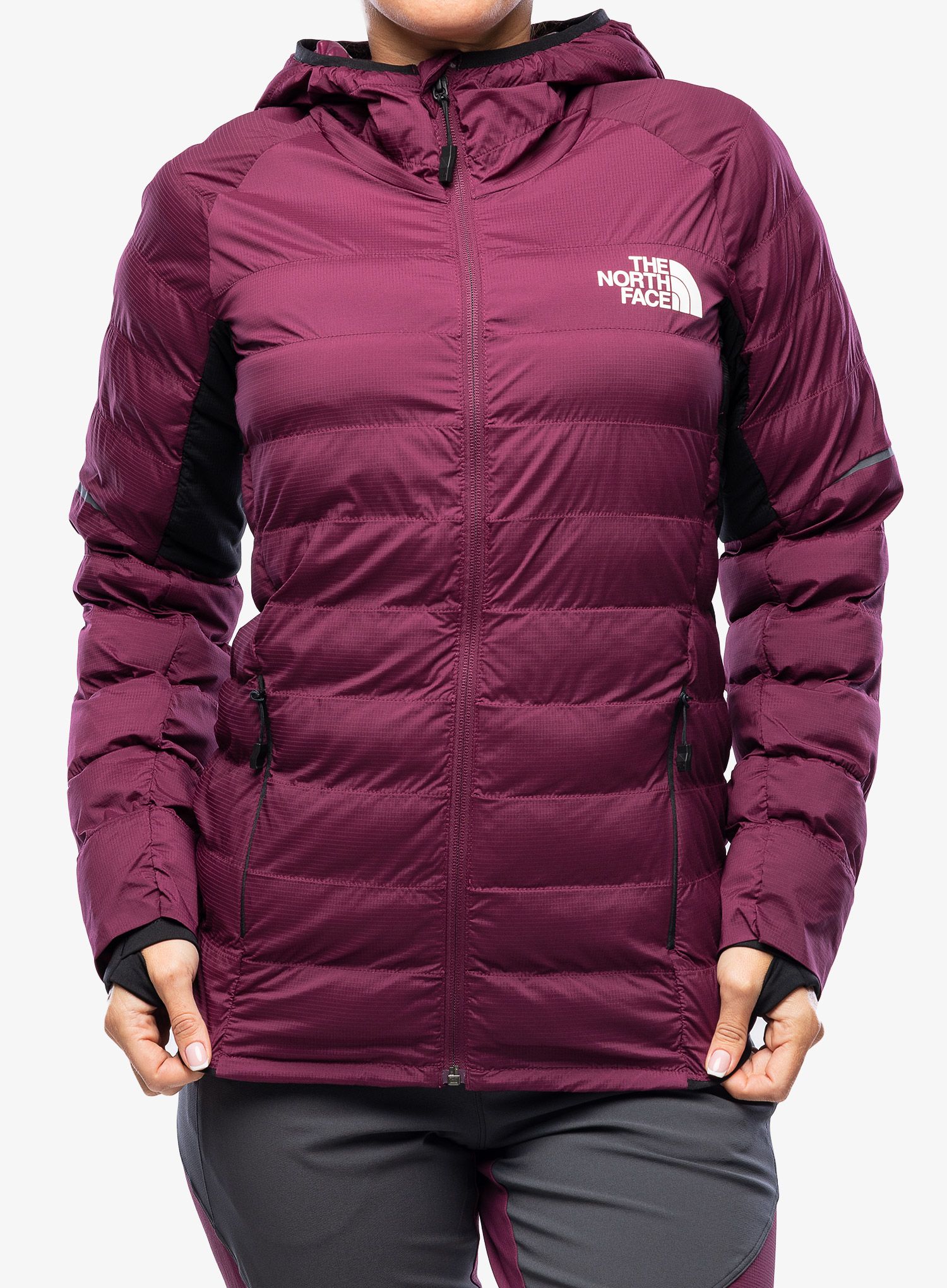 Ženska sintetična jakna The North Face Dawn Turn 50/50 Synthetic - boysenberry