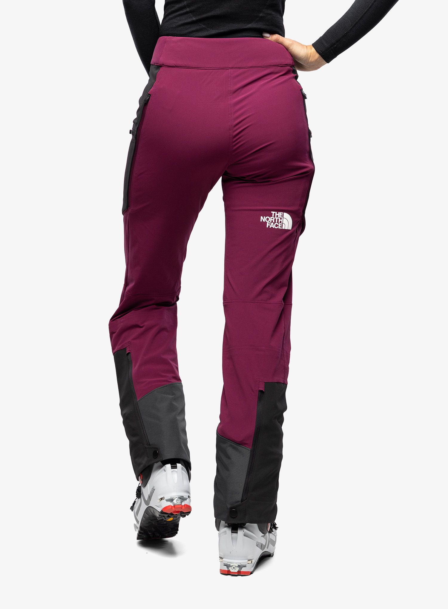 Ženske treking hlače The North Face Dawn Turn Hybrid Pant - boysenberry/black