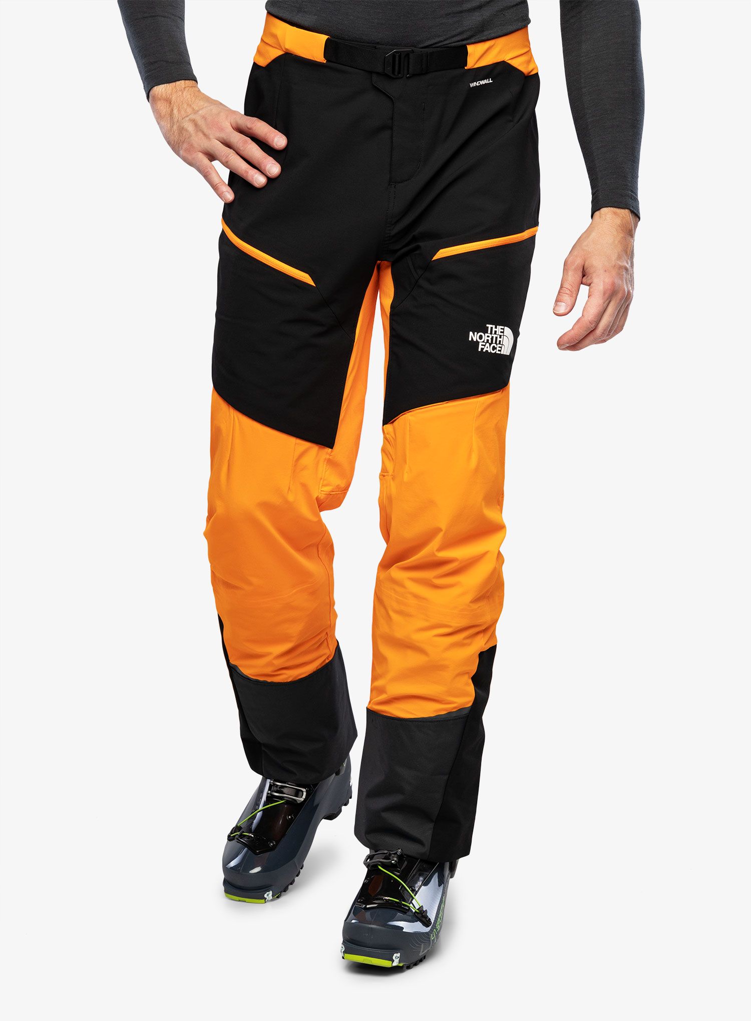 Softshell hlače The North Face Dawn Turn Hybrid Pant - coneorng/tnfblk/asphltgry