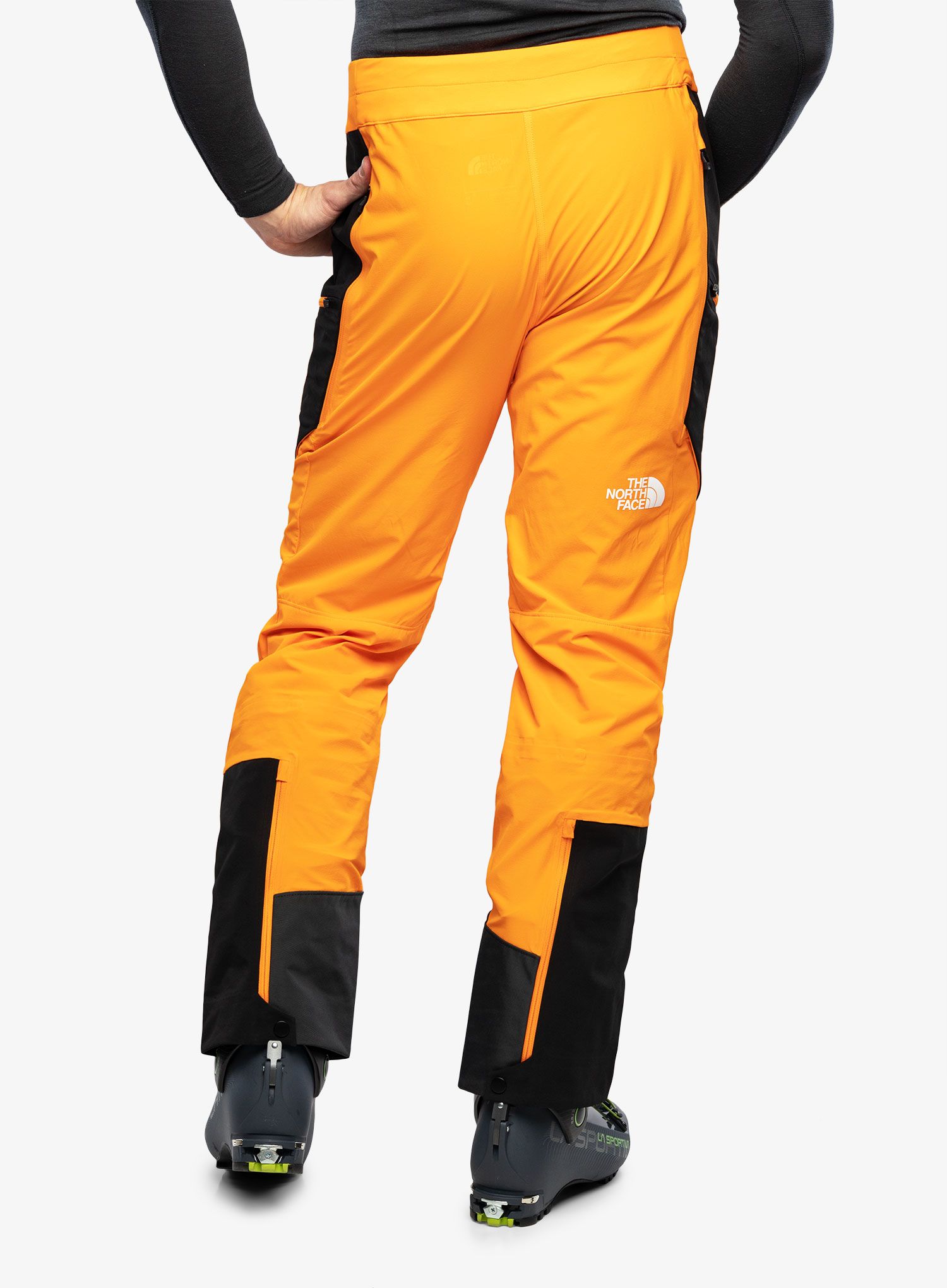 Softshell hlače The North Face Dawn Turn Hybrid Pant - coneorng/tnfblk/asphltgry